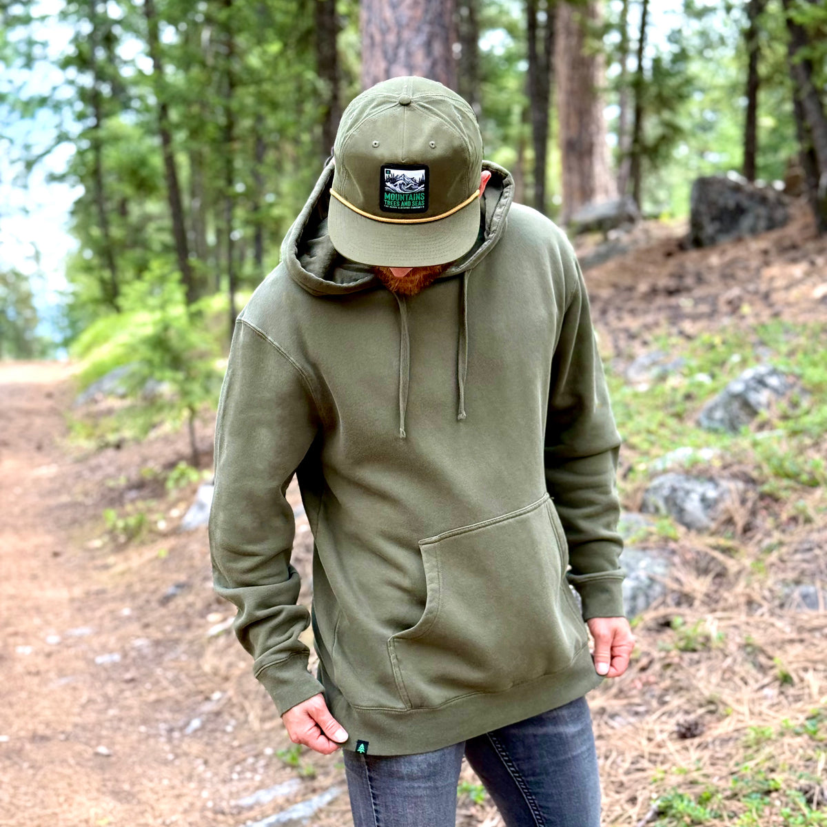 Nature-Dyed Unisex Hoodie - The Happy Clothing Company
