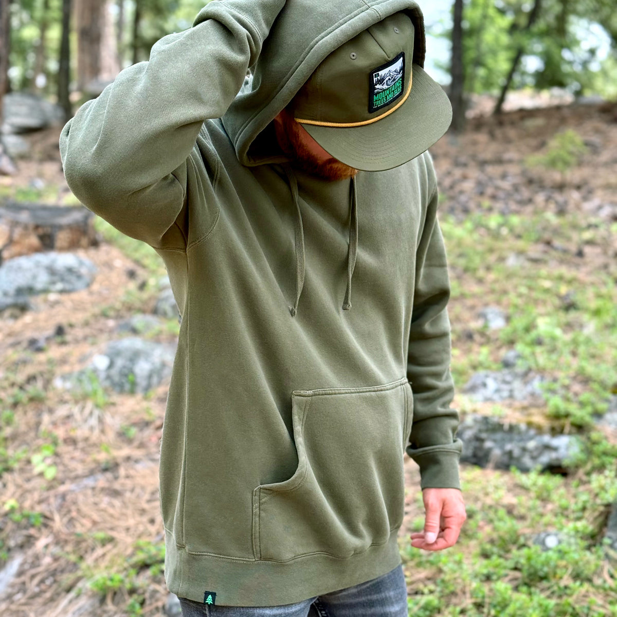 Nature-Dyed Unisex Hoodie - The Happy Clothing Company