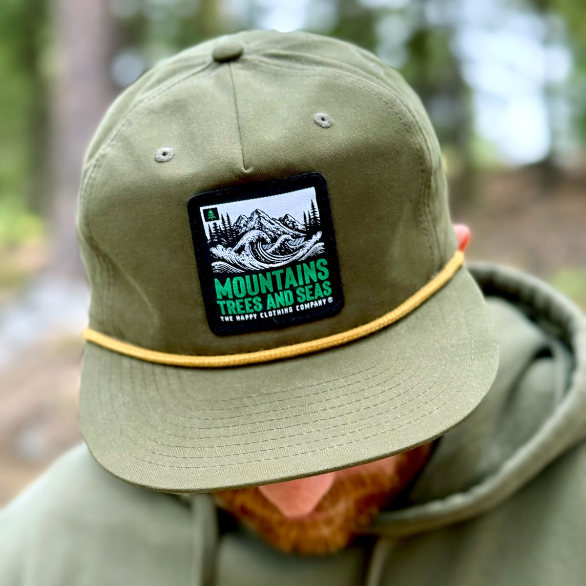 Mountains Trees and Seas Vintage Trail Cap - The Happy Clothing Company