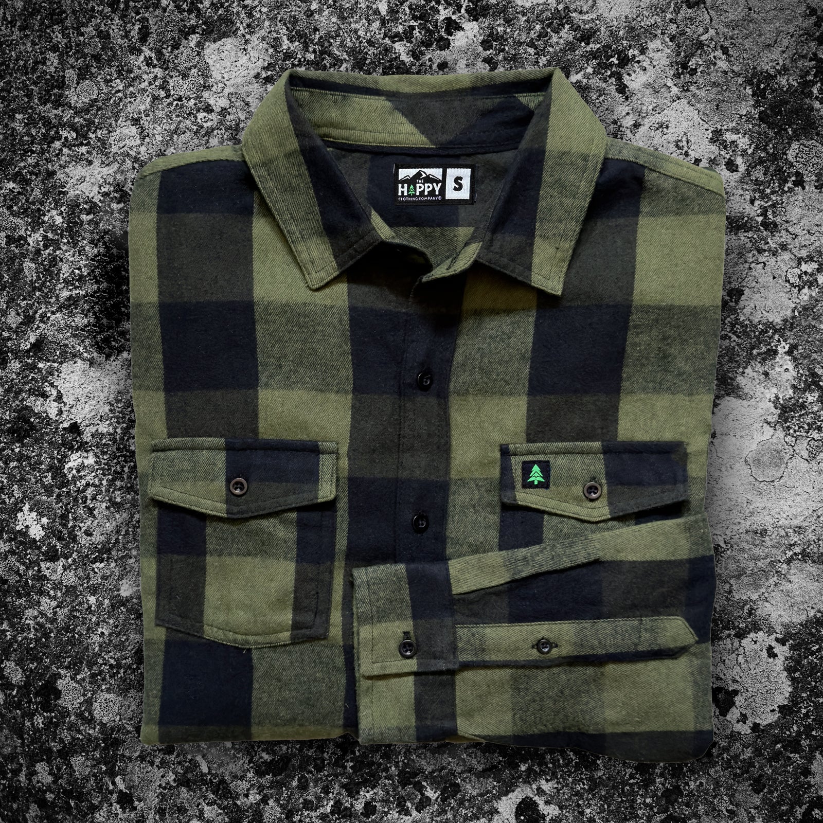 Basecamp Plaid Flannel | SLIM FIT | W / Mountain Tree - The Happy Clothing Company
