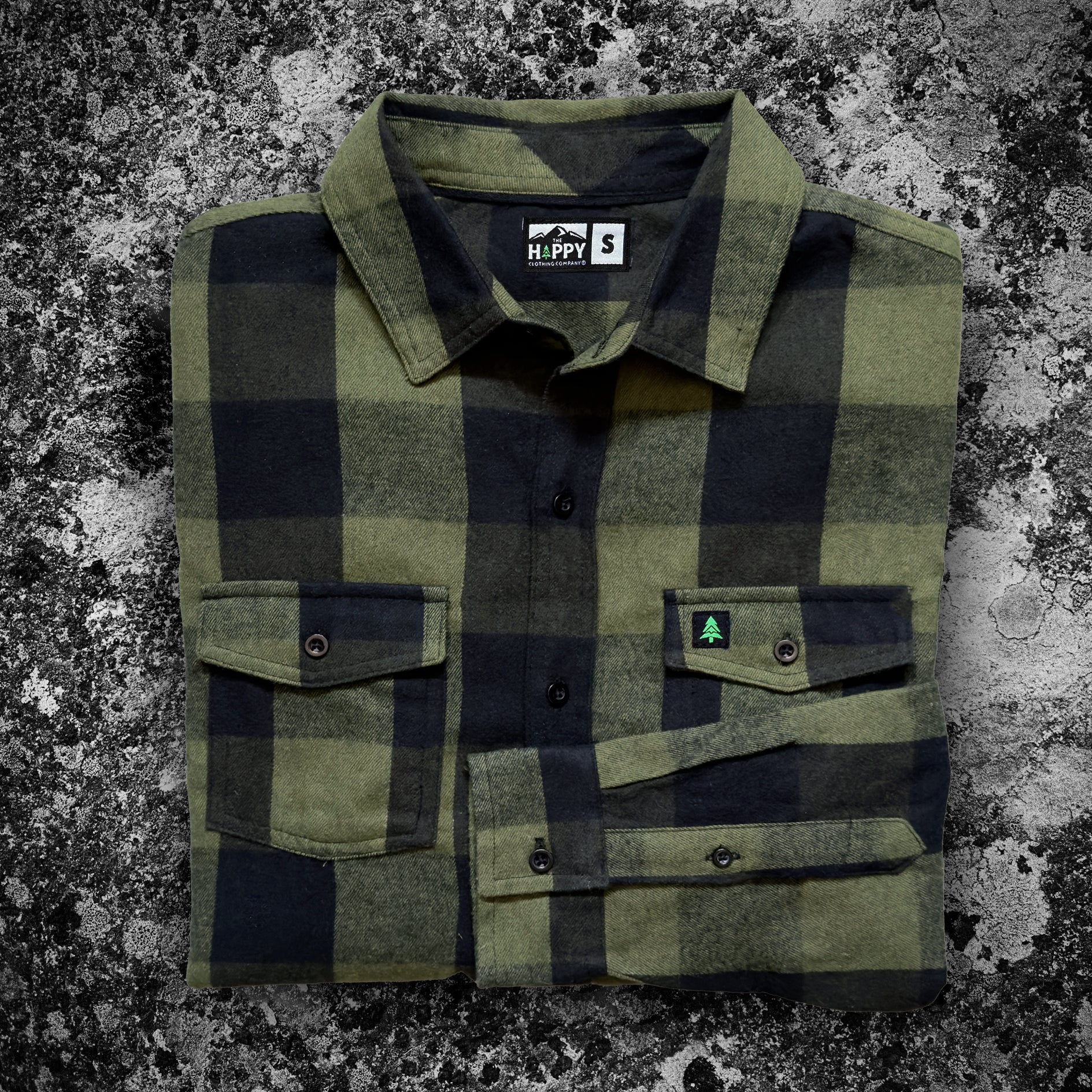 Basecamp Plaid Flannel | SLIM FIT | W / Mountain Tree - The Happy Clothing Company