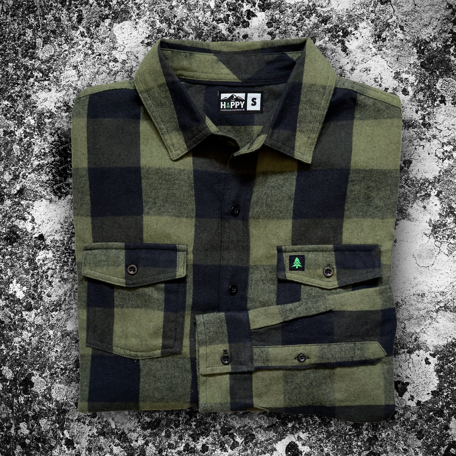 Basecamp Plaid Flannel | SLIM FIT | W / Mountain Tree - The Happy Clothing Company