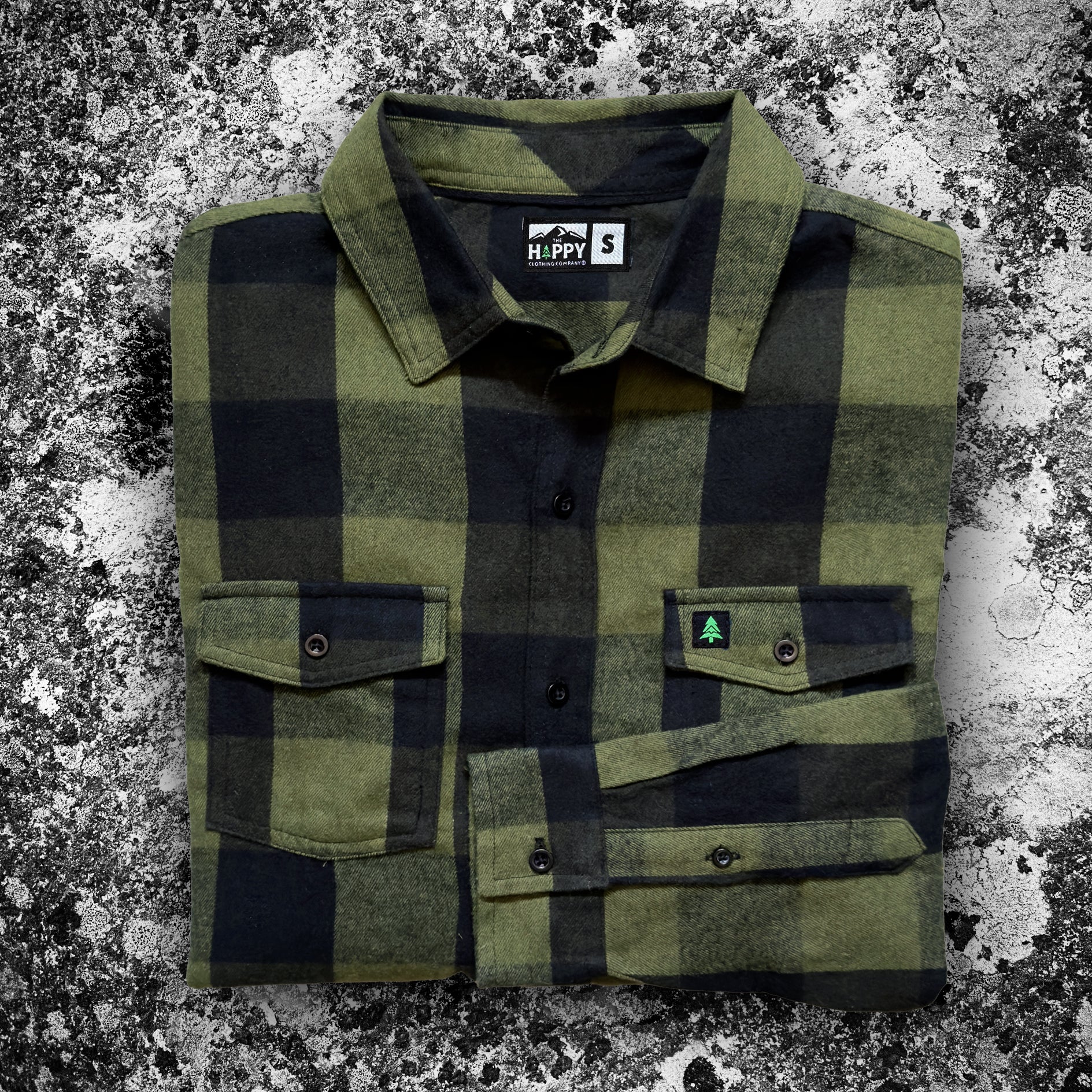 Basecamp Plaid Flannel | SLIM FIT | W / Mountain Tree - The Happy Clothing Company