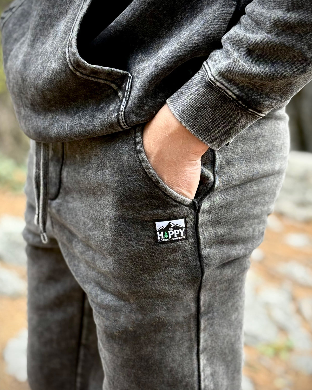 Mineral Wash Unisex Jogger-Style Sweats - The Happy Clothing Company