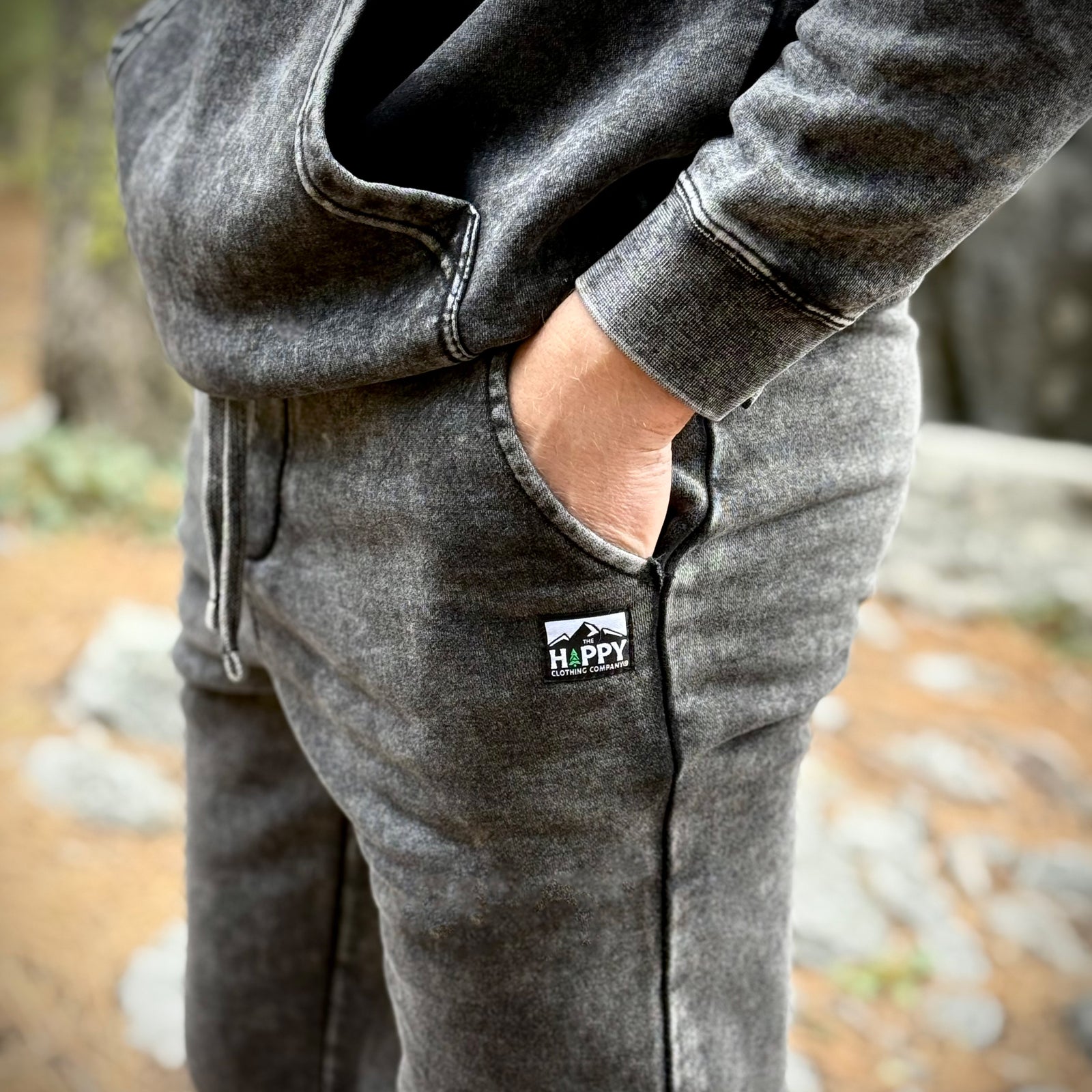 Mineral Wash Unisex Jogger-Style Sweats - The Happy Clothing Company