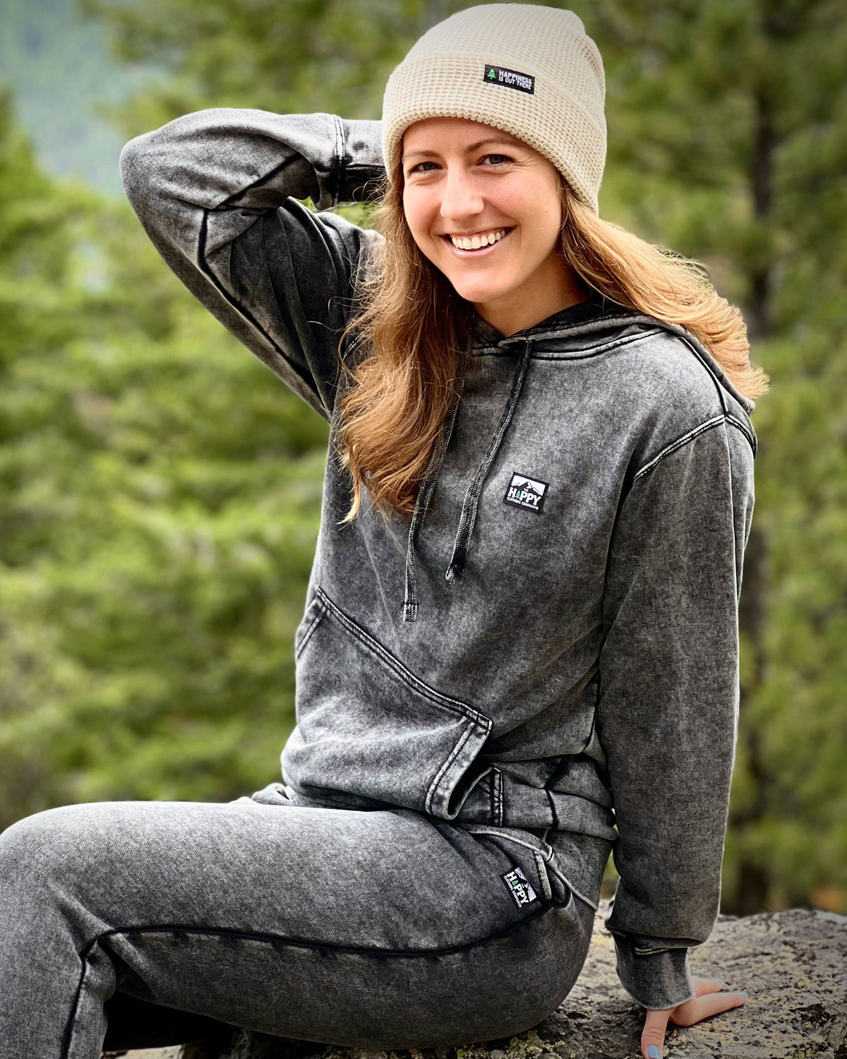 Mineral Wash Sweatsuit - The Happy Clothing Company