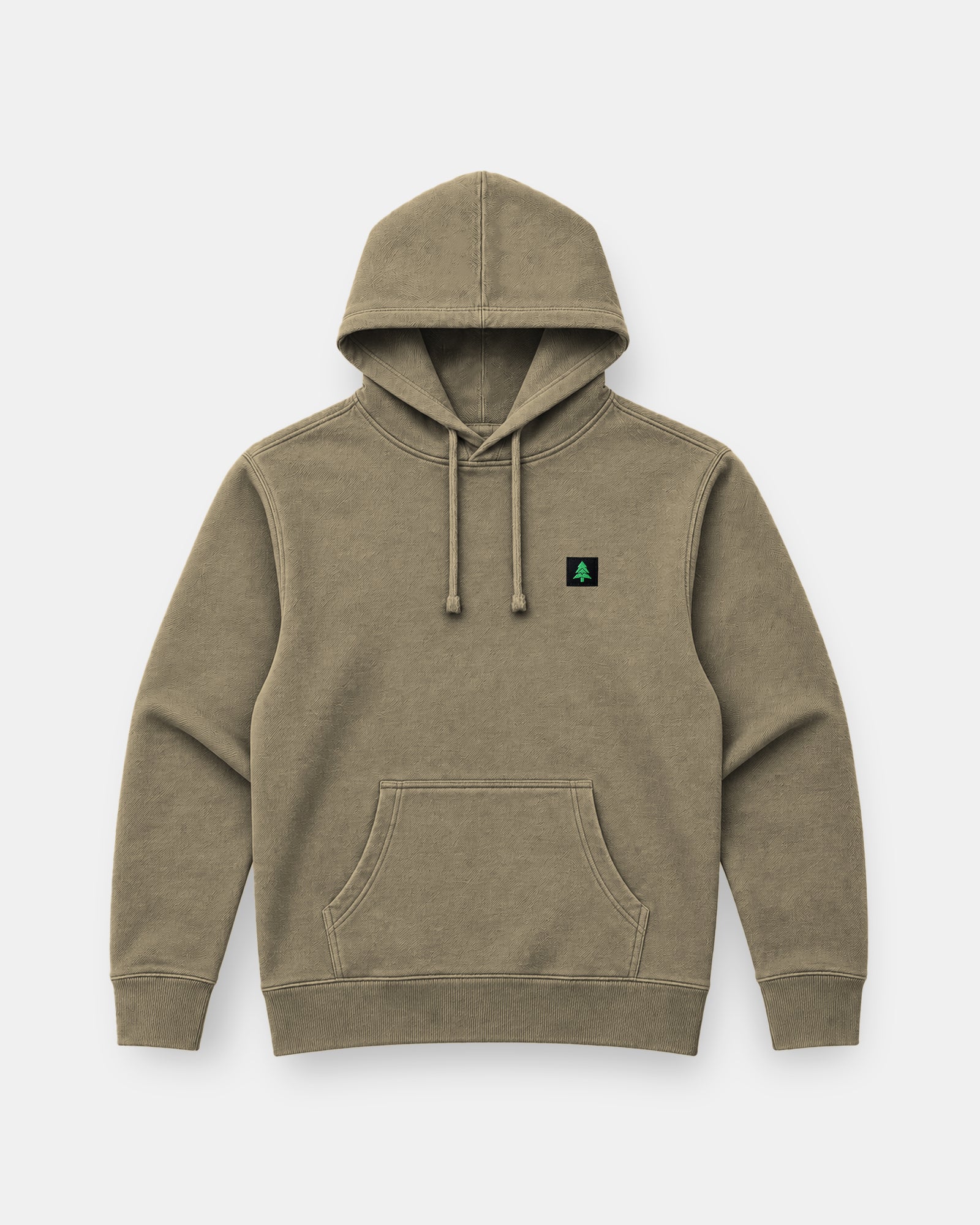 Mountain-Tree Label Nature-Dyed Unisex Hoodie