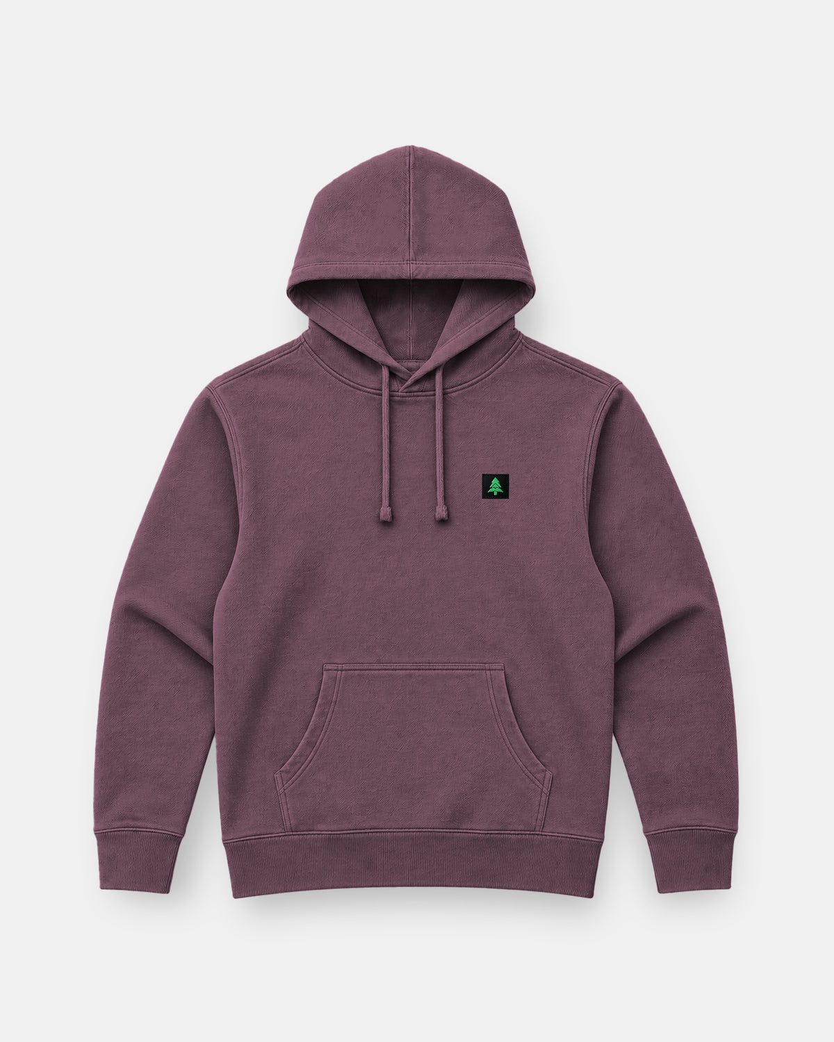 Mountain-Tree Label Nature-Dyed Unisex Hoodie