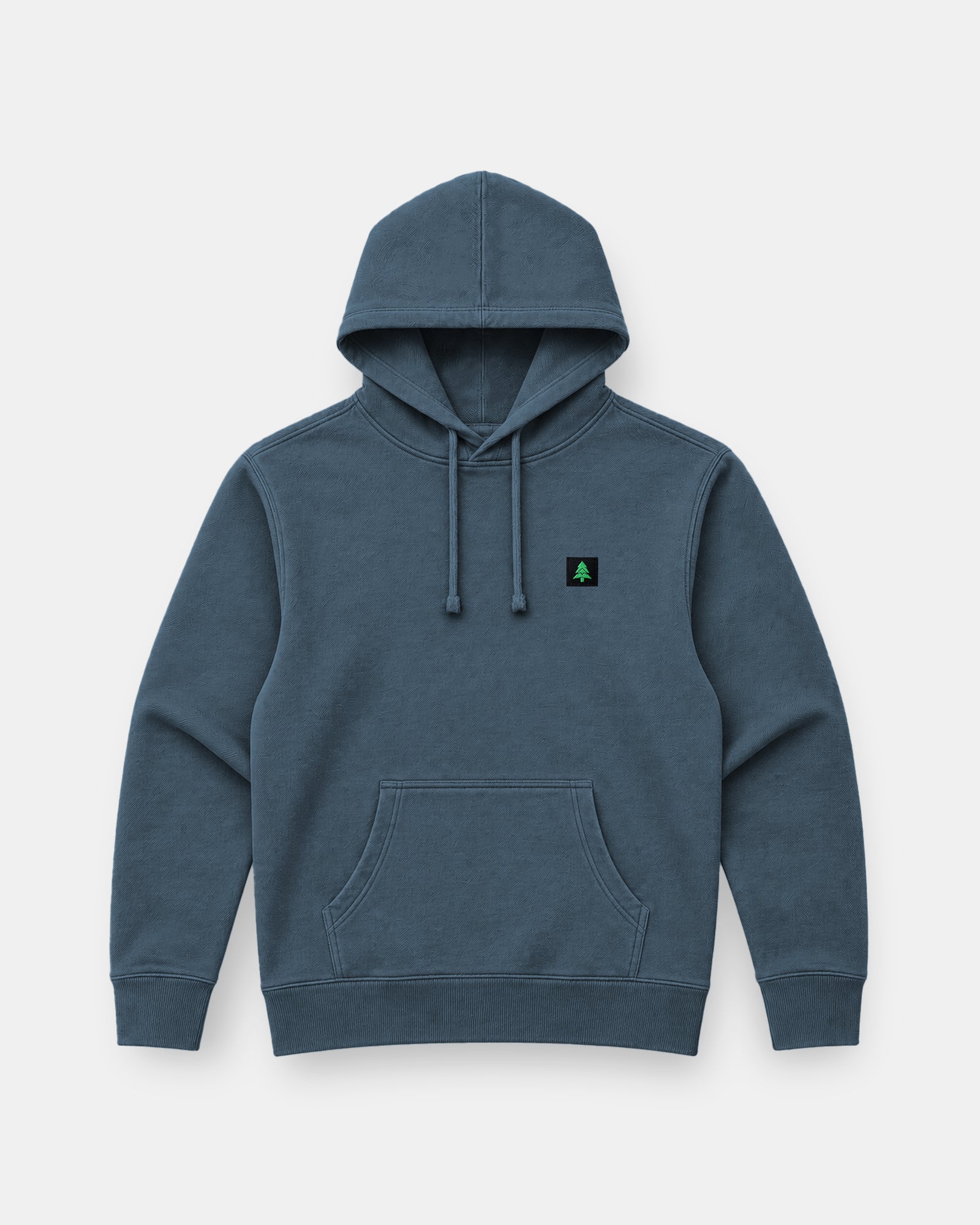 Mountain-Tree Label Nature-Dyed Unisex Hoodie