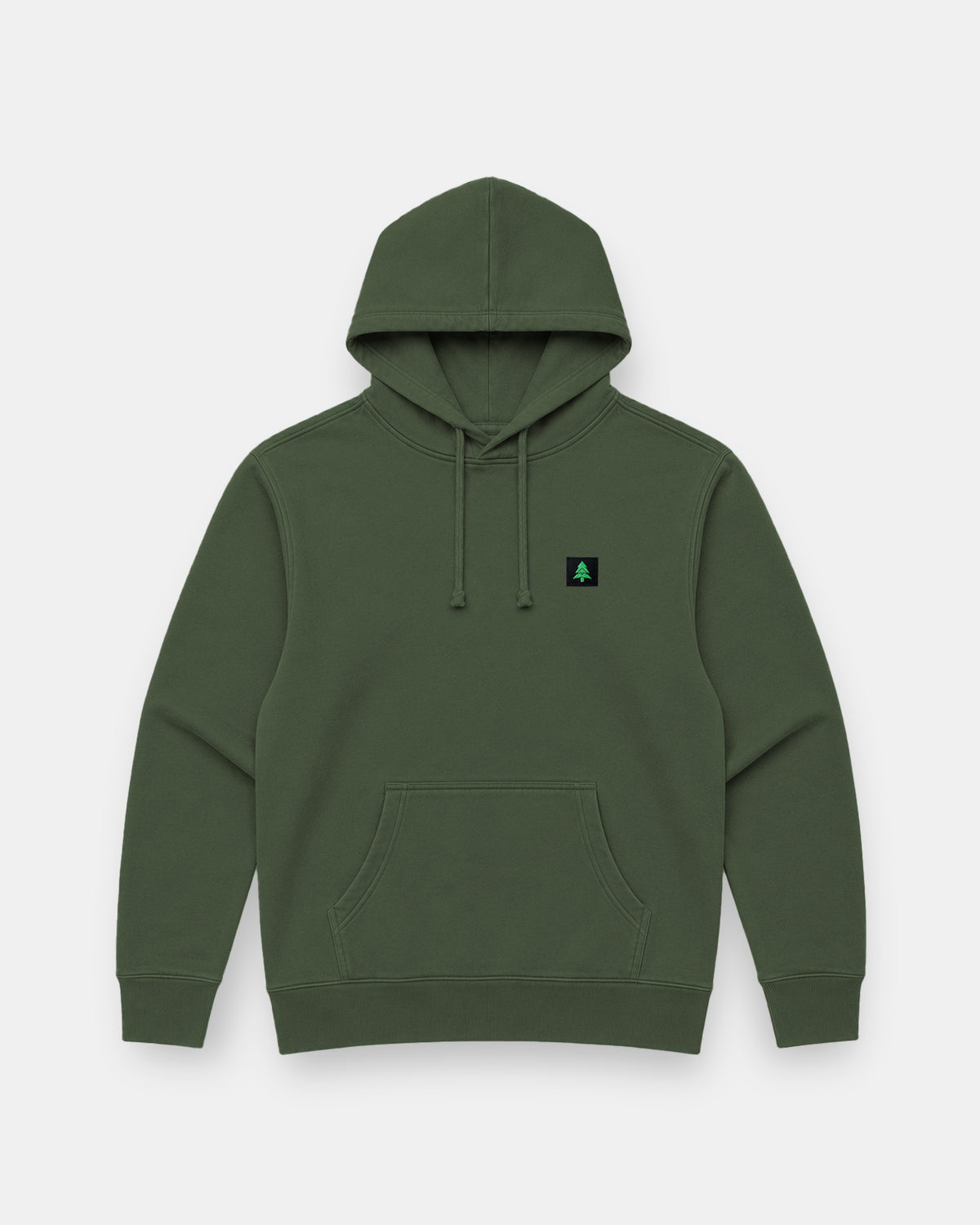 Mountain-Tree Label Nature-Dyed Unisex Hoodie