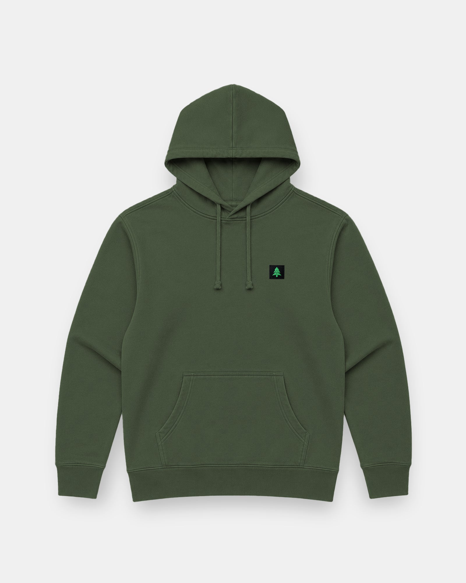 Mountain-Tree Label Nature-Dyed Unisex Hoodie