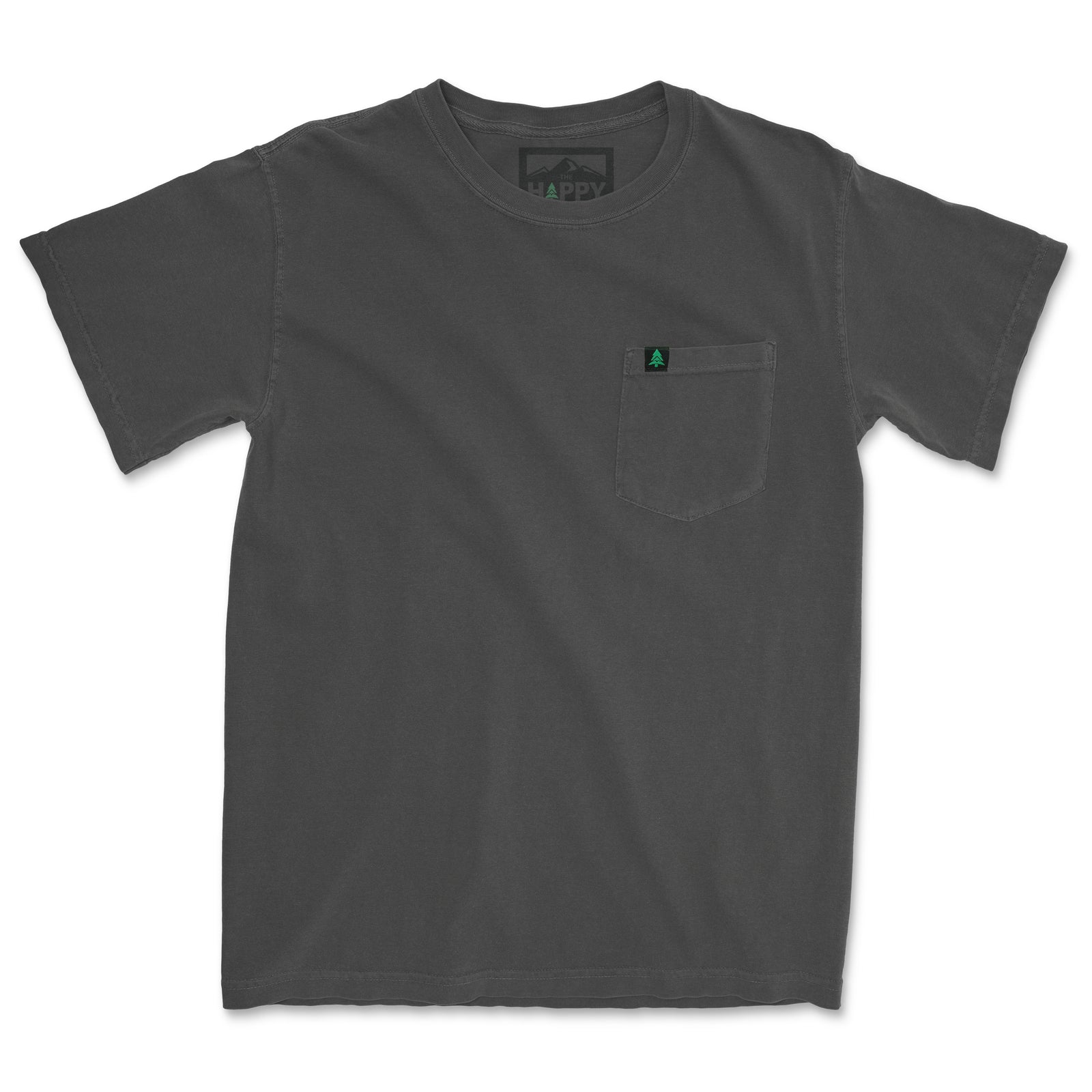 The Art Of Wandering Pigment-Dyed Pocket Tee - The Happy Clothing Company