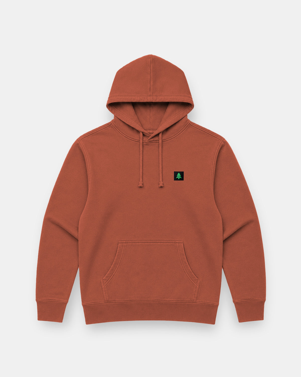 Mountain-Tree Label Nature-Dyed Unisex Hoodie