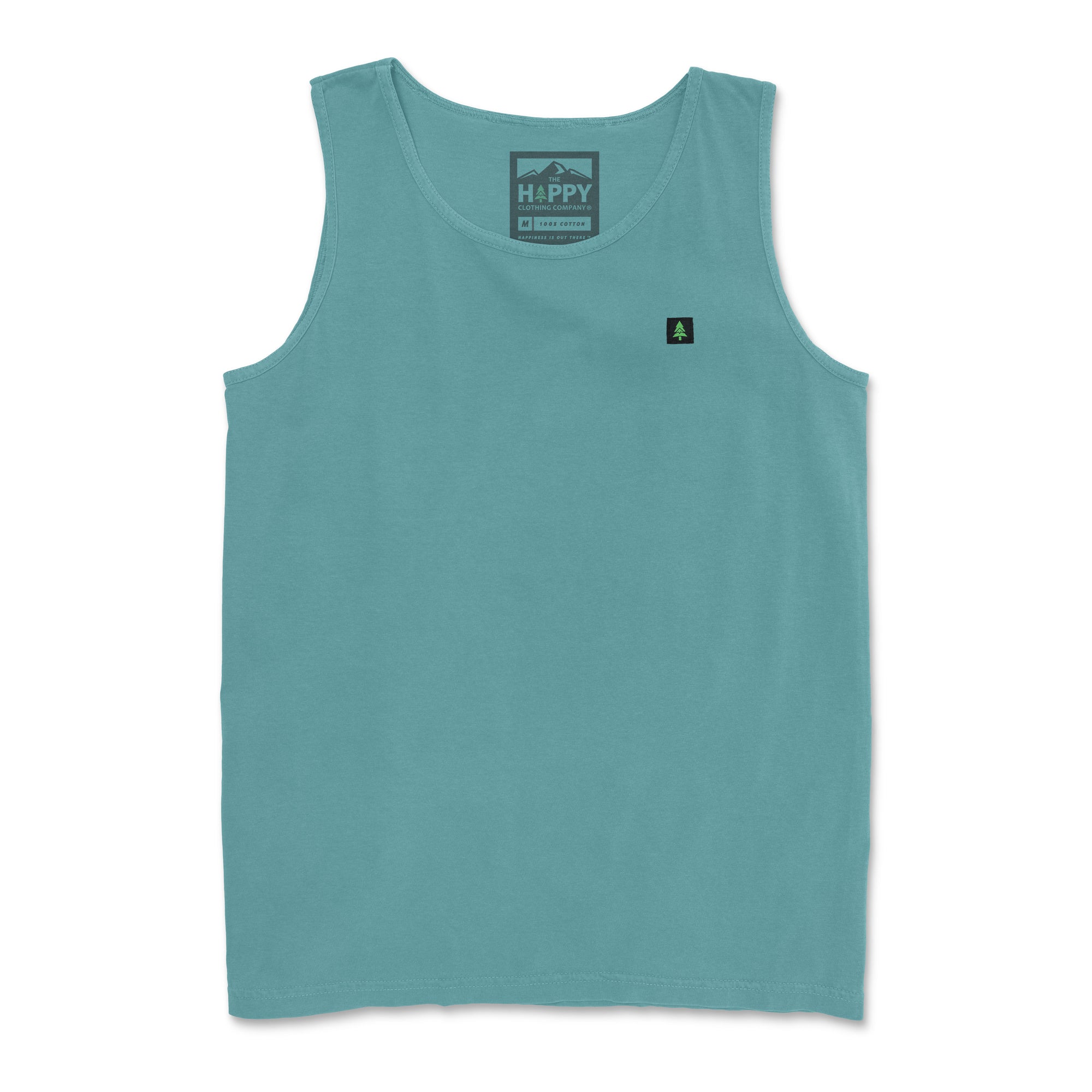 Pigment-Dyed Mountain Tree Label Tank