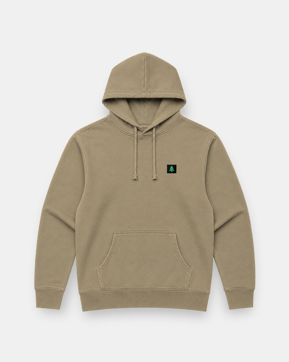 Mountain-Tree Label Nature-Dyed Unisex Hoodie