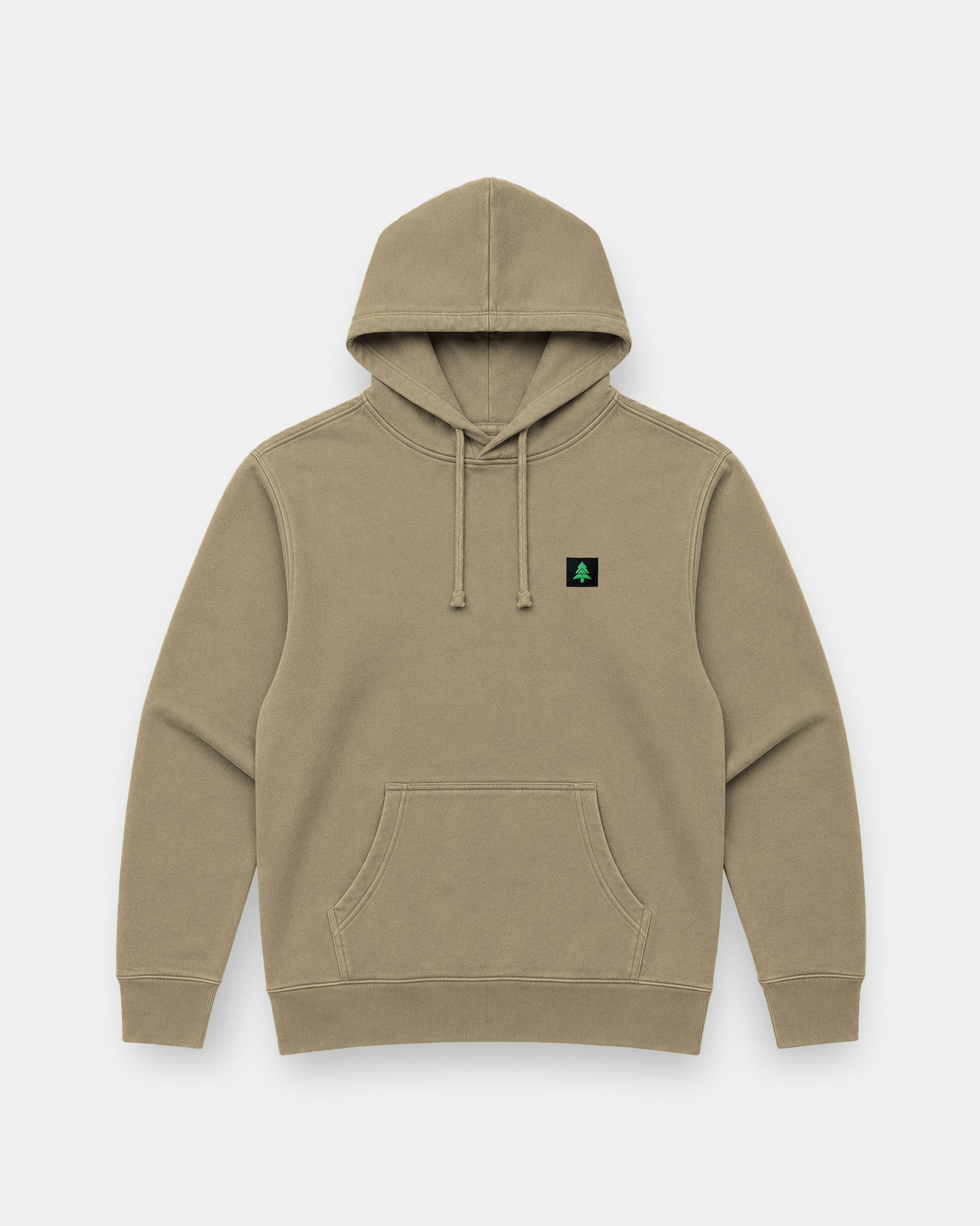 Mountain-Tree Label Nature-Dyed Unisex Hoodie