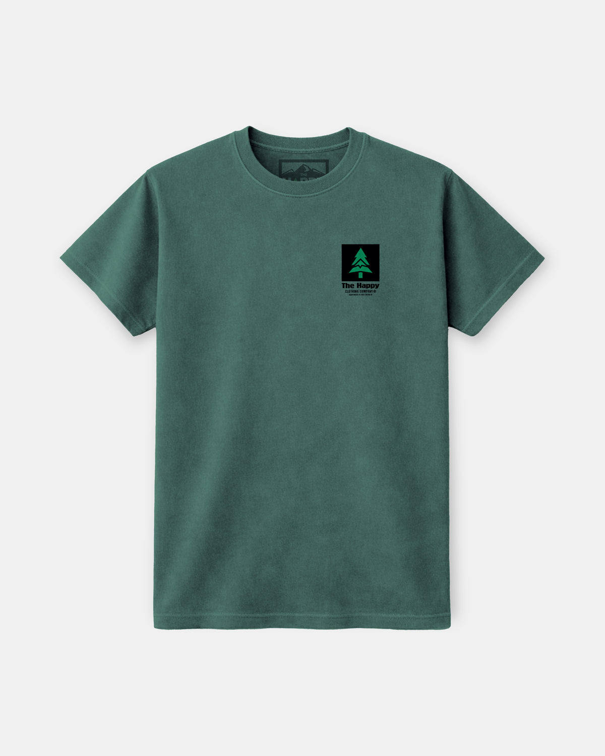 Mountain-Tree Nature-Dyed Tee - The Happy Clothing Company