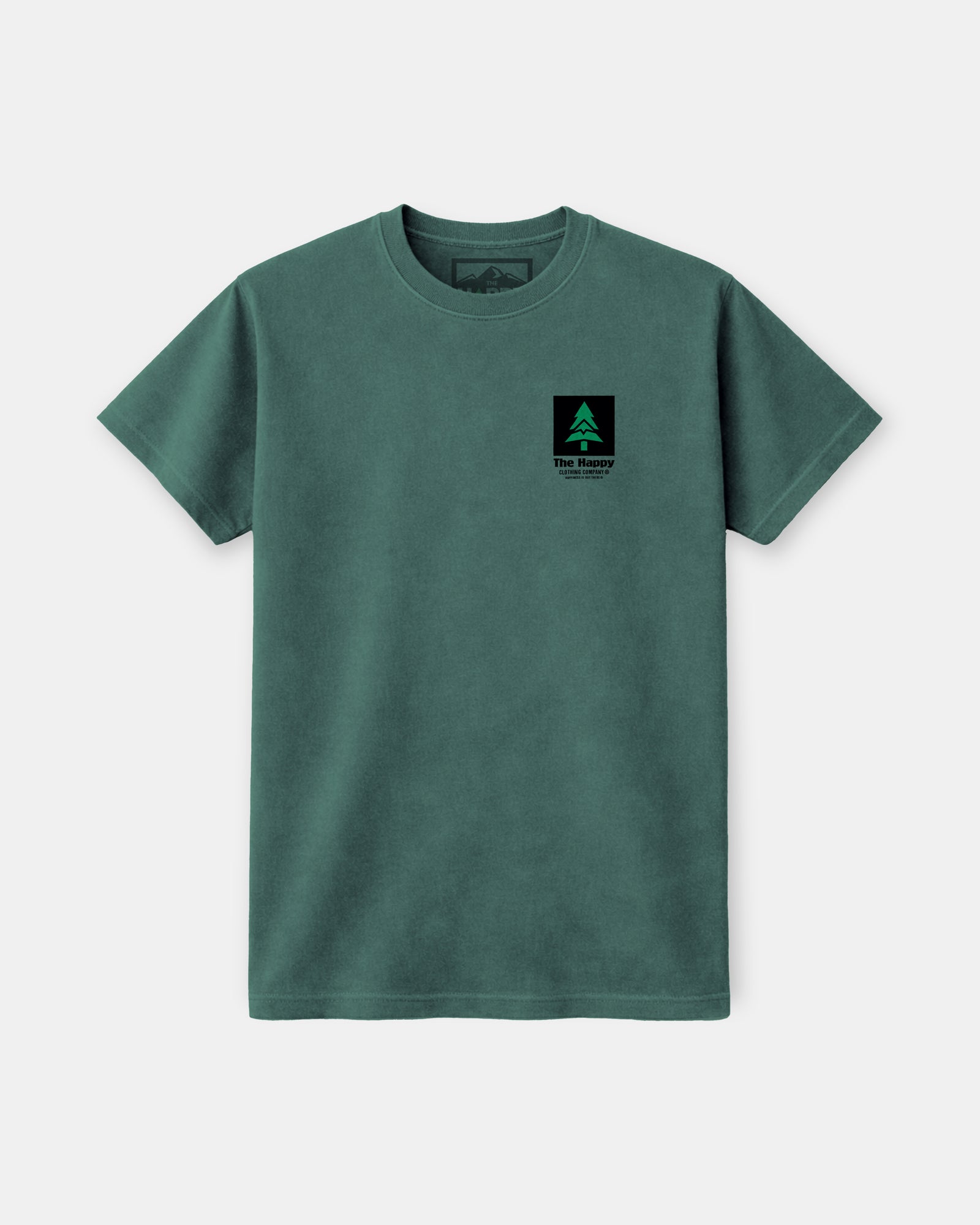 Mountain-Tree Nature-Dyed Tee - The Happy Clothing Company