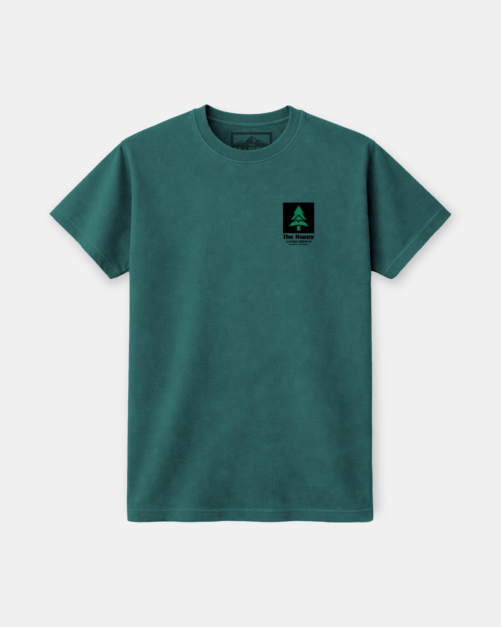 Mountain-Tree Nature-Dyed Tee - The Happy Clothing Company