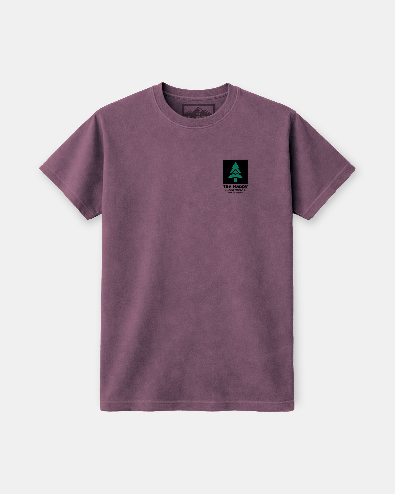 Mountain-Tree Nature-Dyed Tee - The Happy Clothing Company