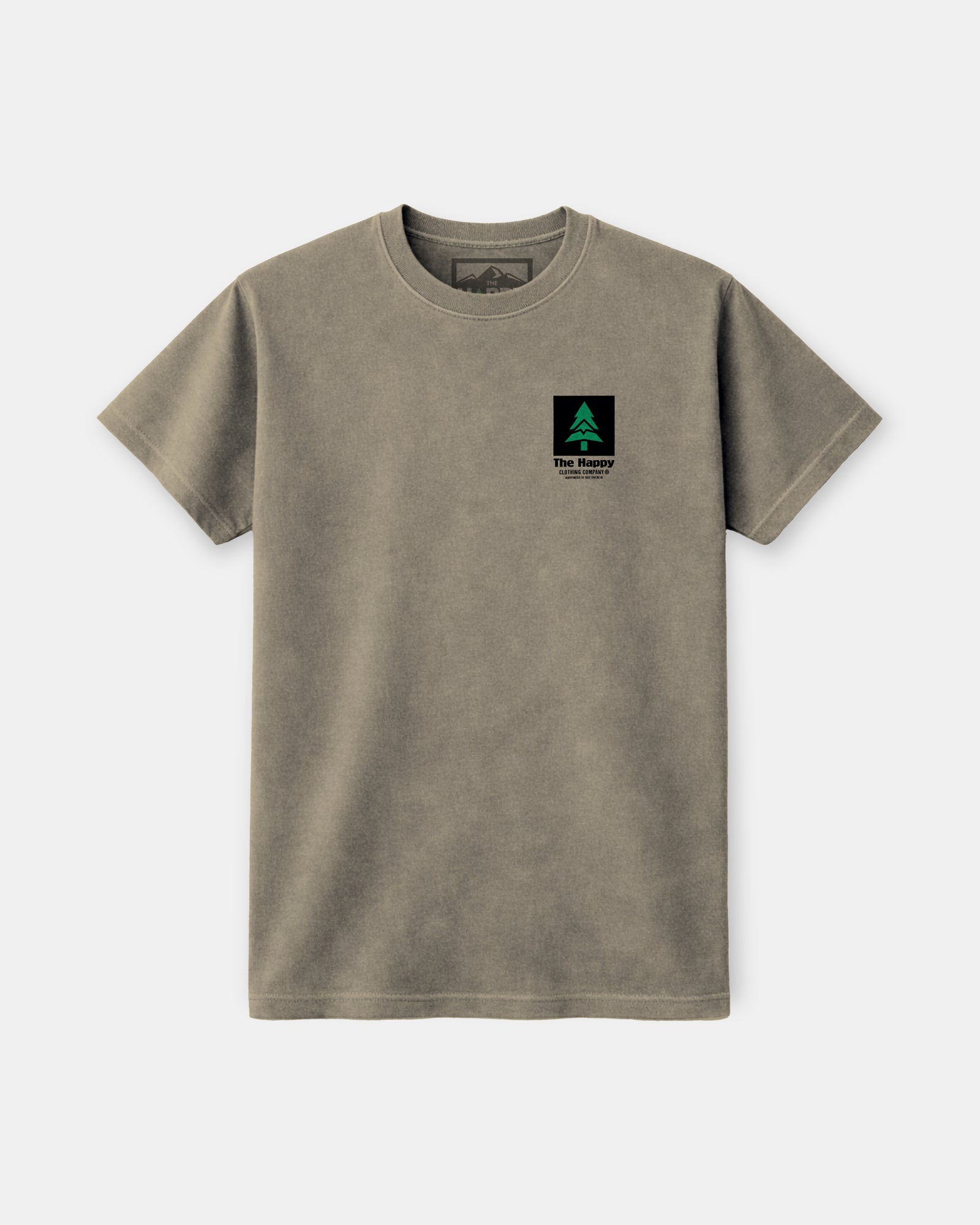 Mountain-Tree Nature-Dyed Tee - The Happy Clothing Company