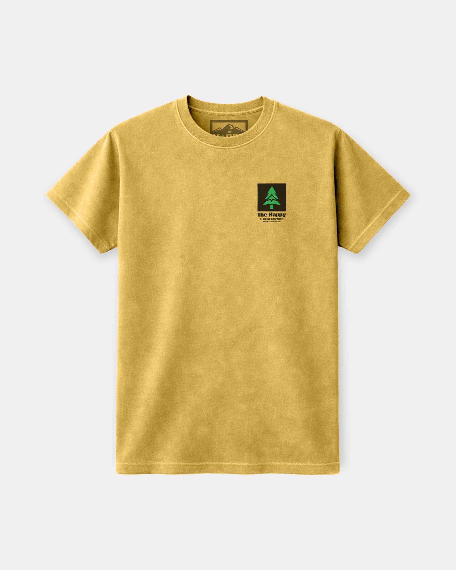 Mountain-Tree Nature-Dyed Tee - The Happy Clothing Company
