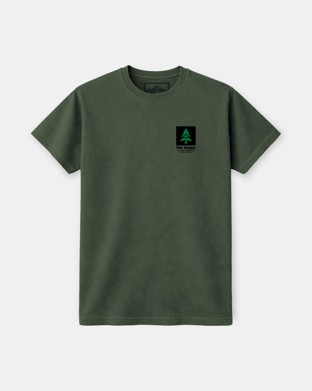 Mountain-Tree Nature-Dyed Tee - The Happy Clothing Company