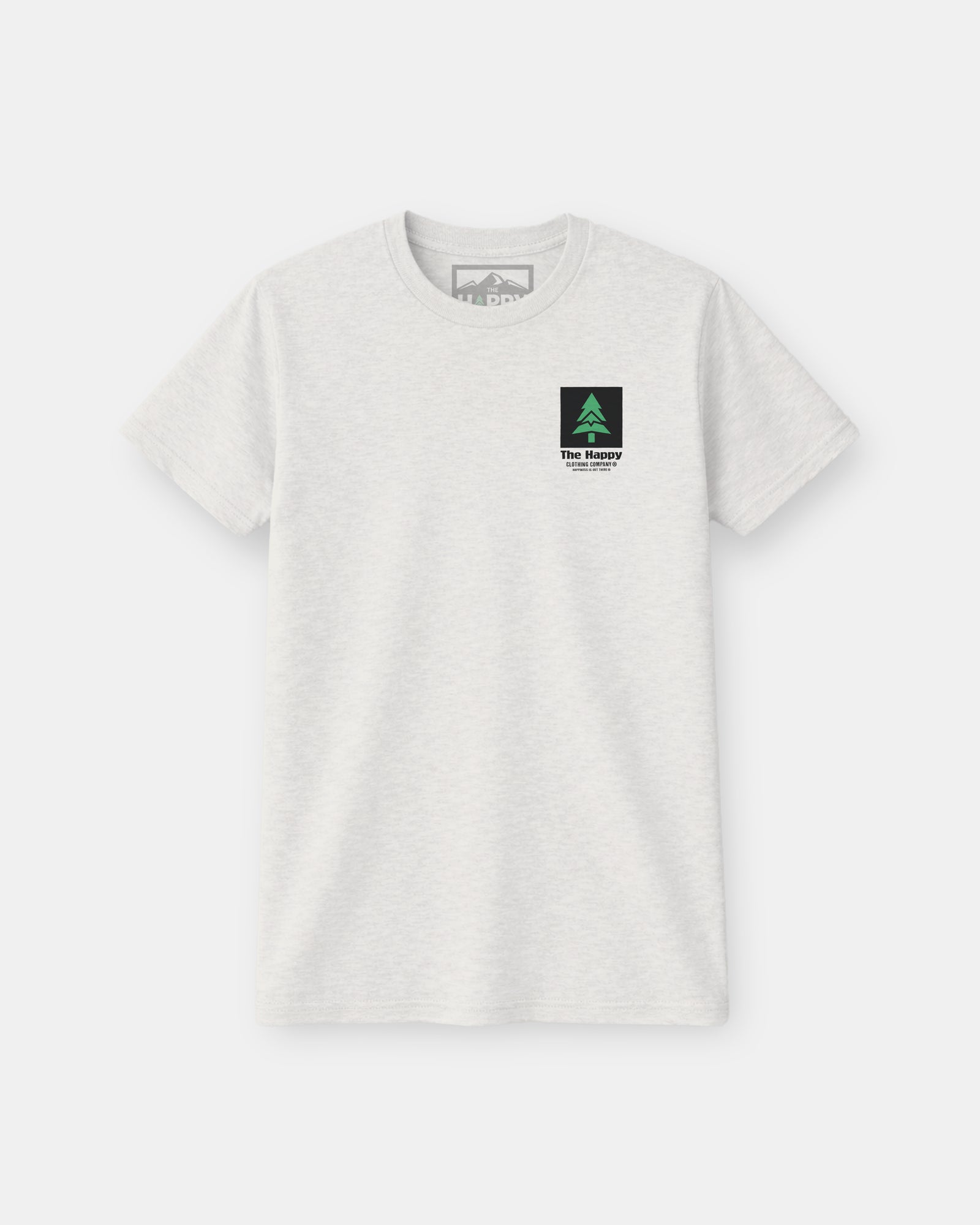 Mountain-Tree Happy Co Earth Tone Tee | Lightweight Blend | - The Happy Clothing Company