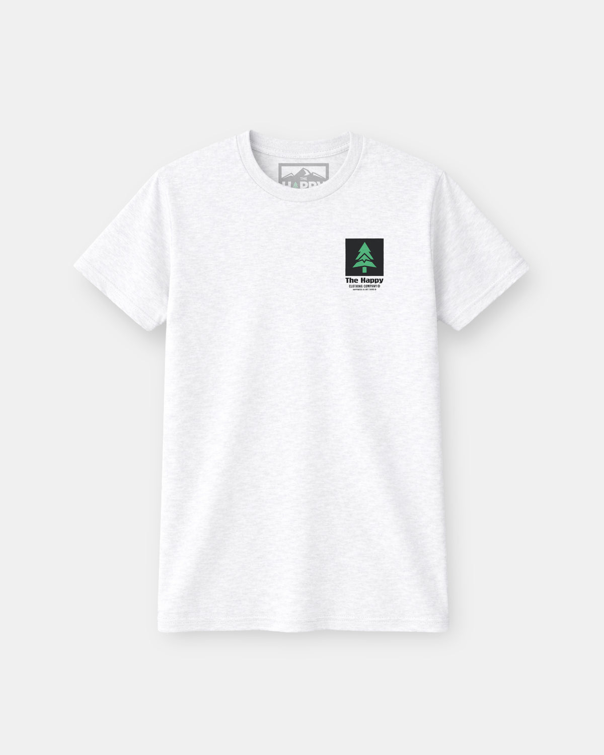 Mountain-Tree Happy Co Earth Tone Tee | Lightweight Blend | - The Happy Clothing Company