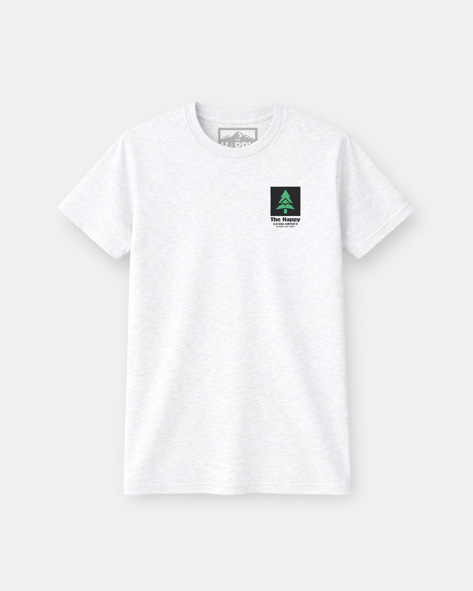 Mountain-Tree Happy Co Earth Tone Tee | Lightweight Blend | - The Happy Clothing Company