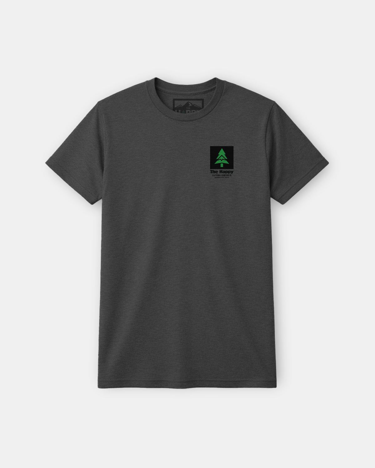 Mountain-Tree Happy Co Earth Tone Tee | Lightweight Blend | - The Happy Clothing Company