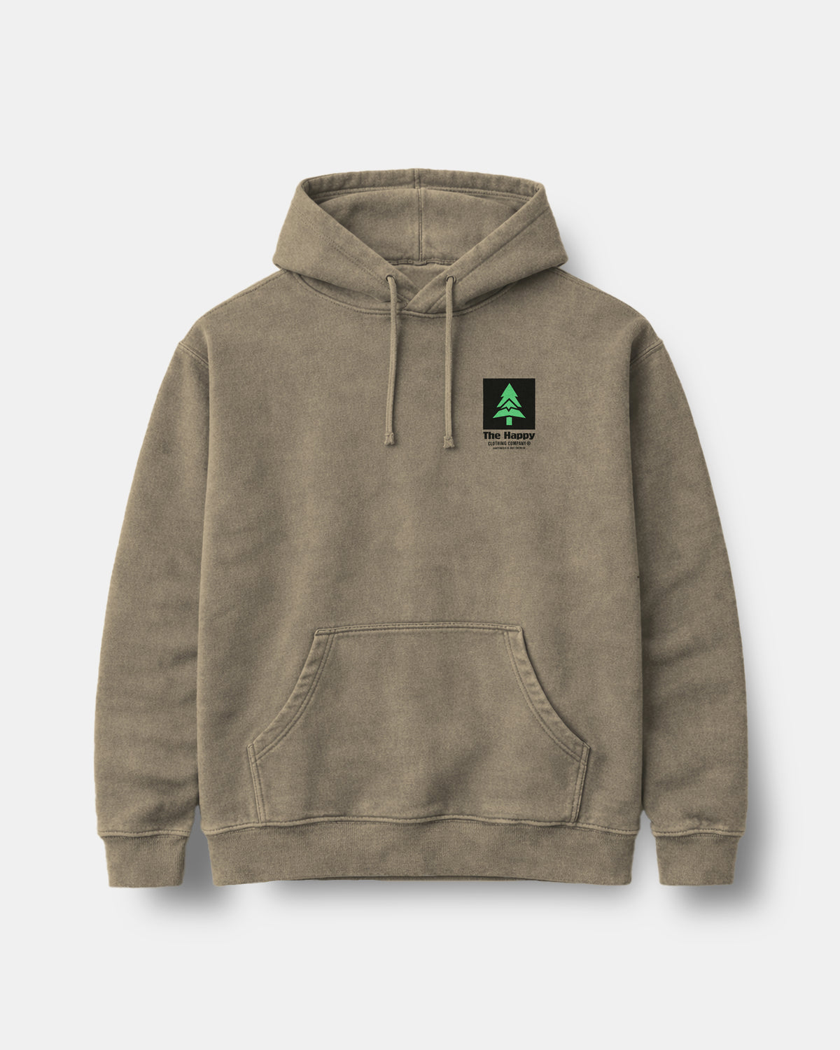 Mountain-Tree Happy Co. Nature-Dyed Unisex Hoodie - The Happy Clothing Company