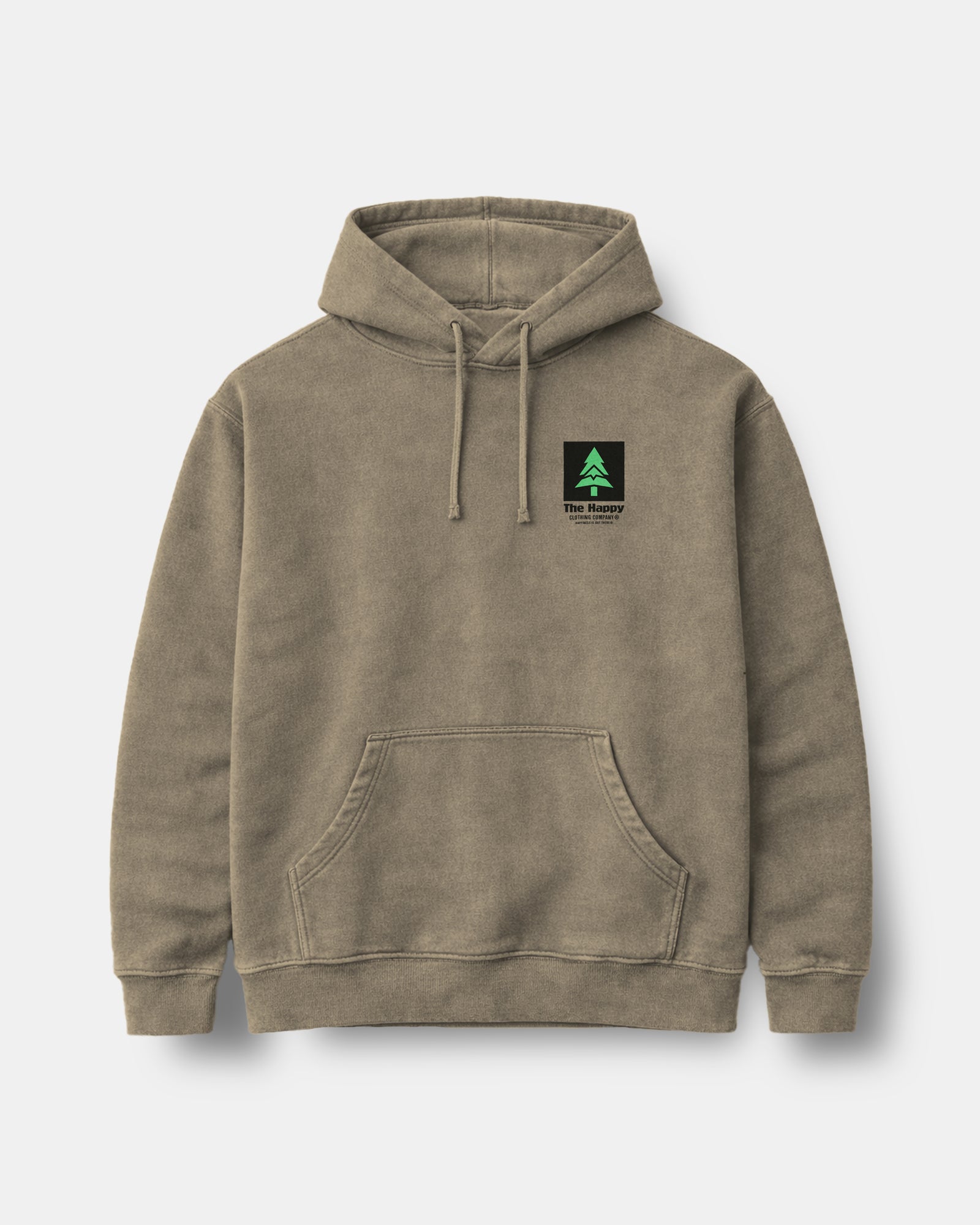 Mountain-Tree Happy Co. Nature-Dyed Unisex Hoodie - The Happy Clothing Company