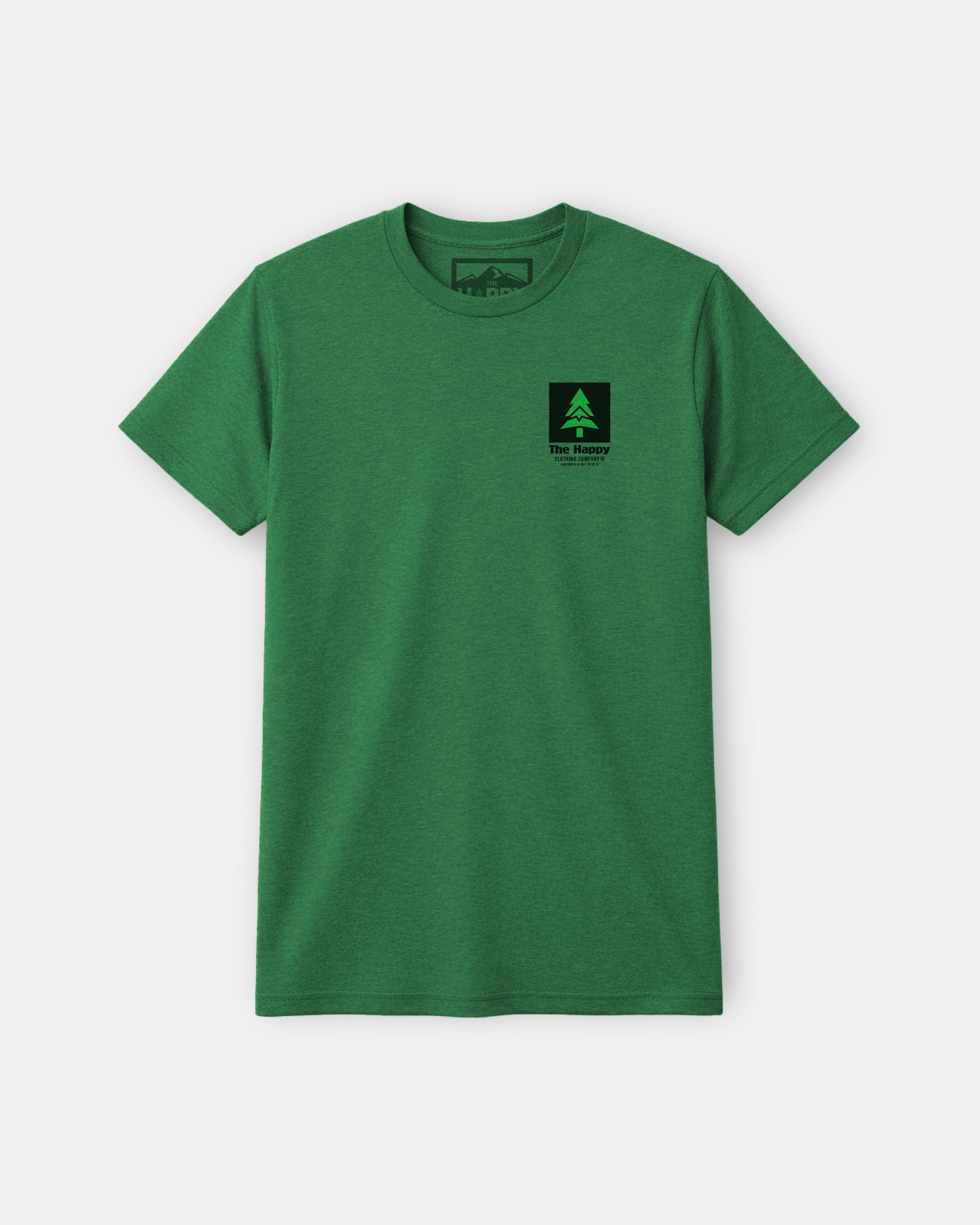 Mountain-Tree Happy Co Earth Tone Tee | Lightweight Blend | - The Happy Clothing Company
