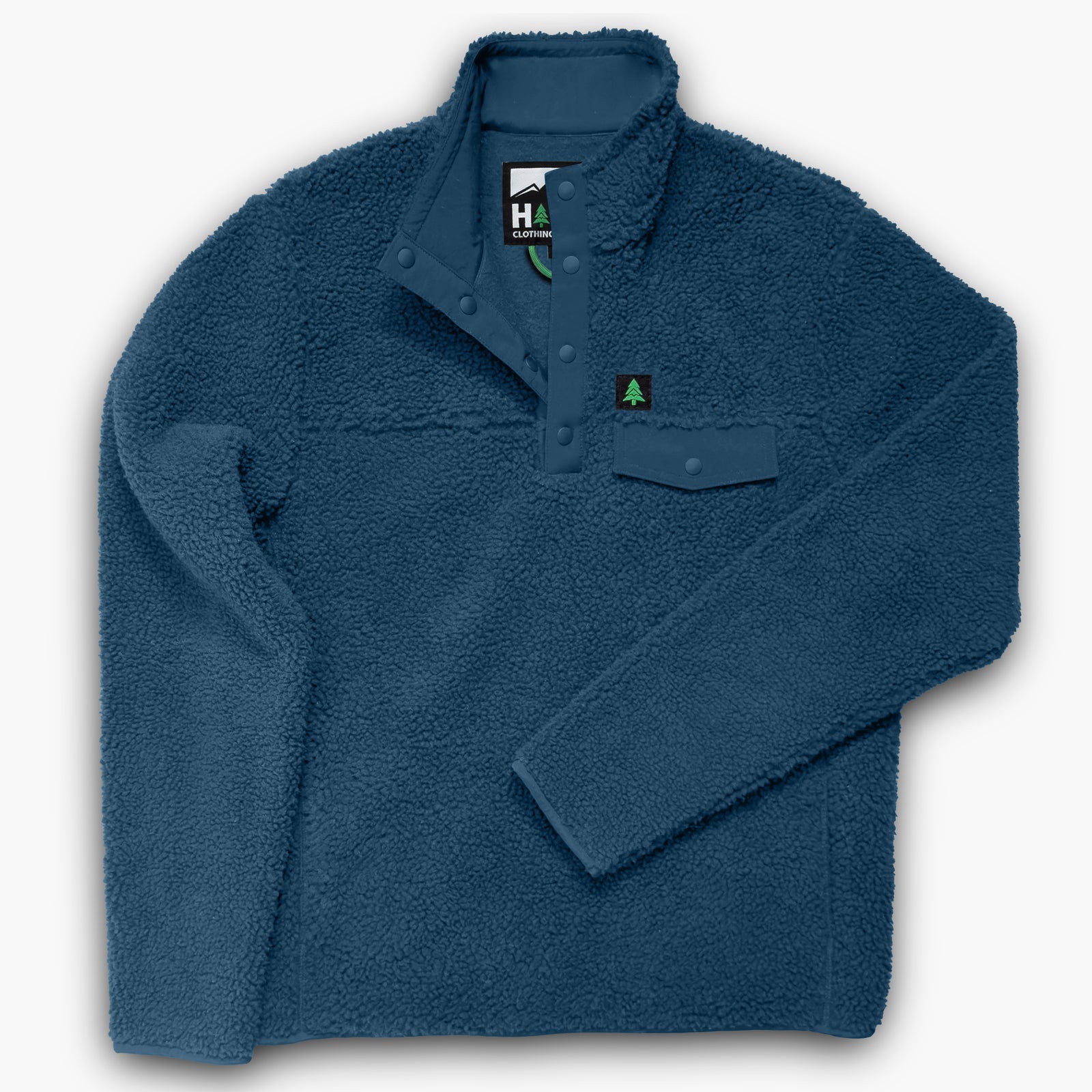 The Summit Quarter Snap Jacket W / Mountain Tree - The Happy Clothing Company