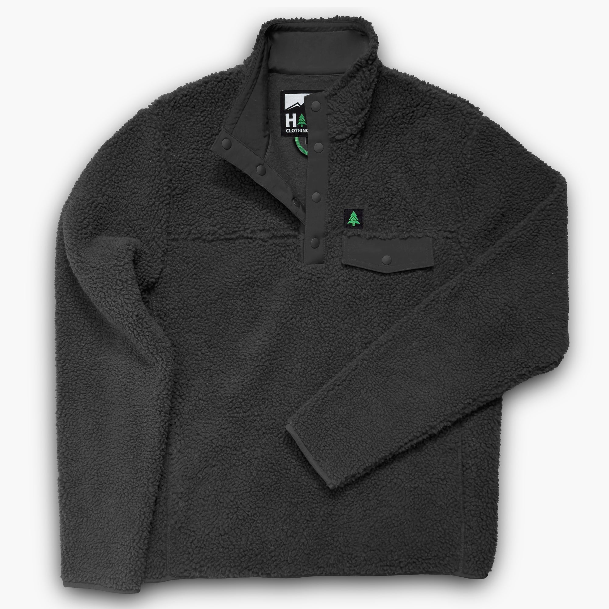 The Summit Quarter Snap Jacket W / Mountain Tree - The Happy Clothing Company