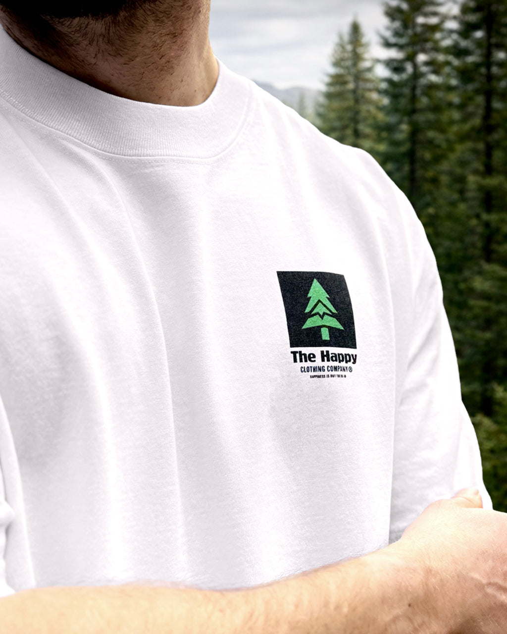 Mountain-Tree Happy Co. Heavy Cotton Tee - The Happy Clothing Company