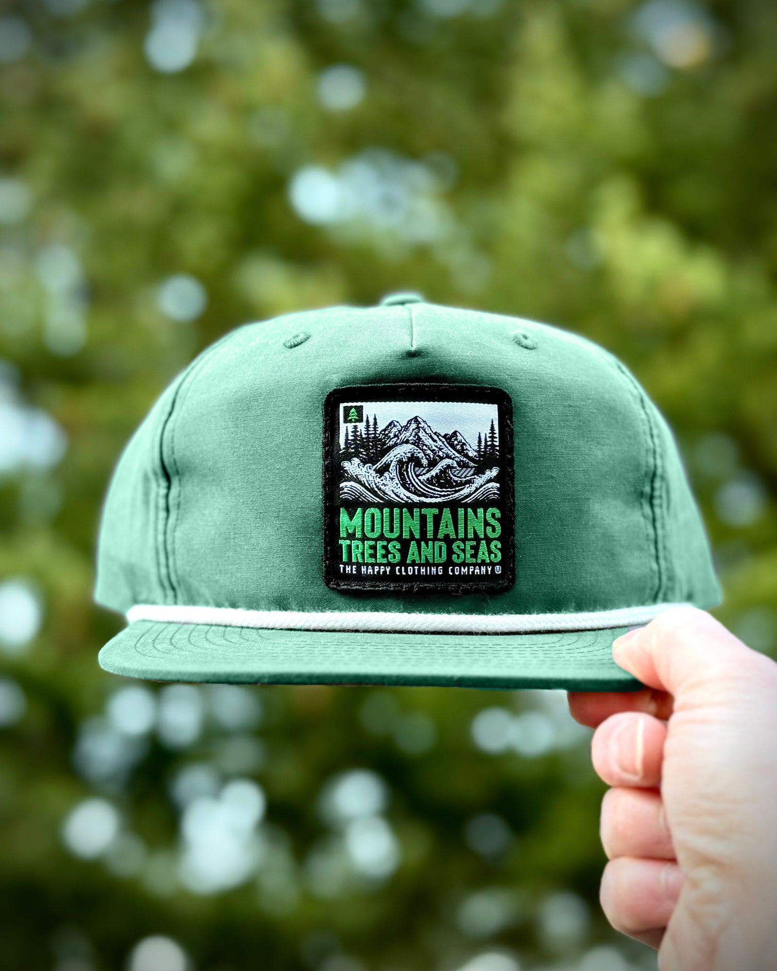 Mountains Trees and Seas Vintage Trail Cap