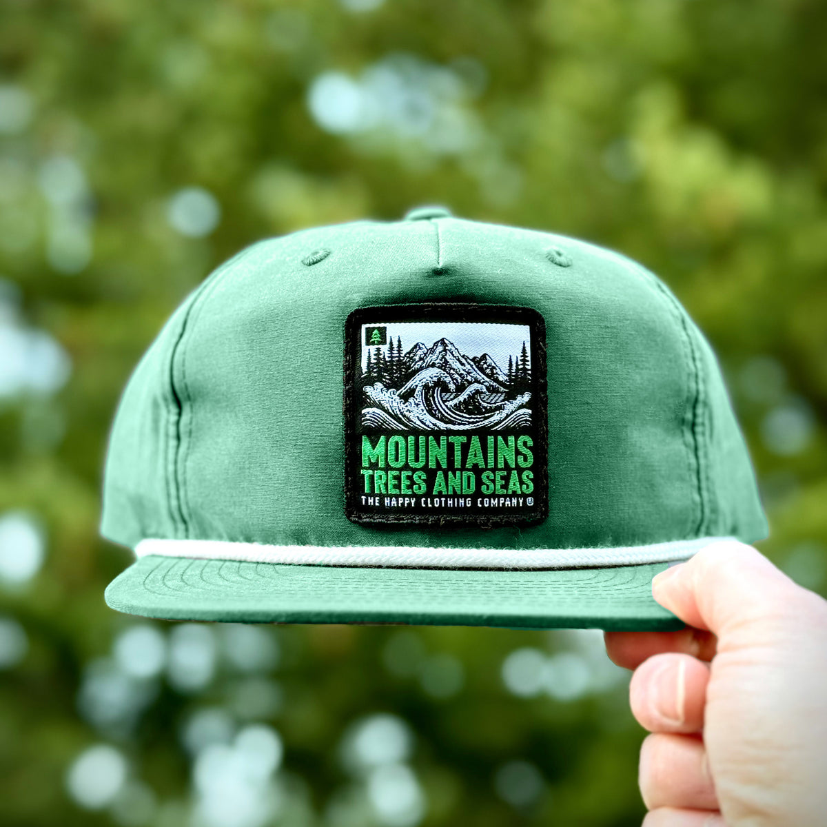 Mountains Trees and Seas Vintage Trail Cap - The Happy Clothing Company