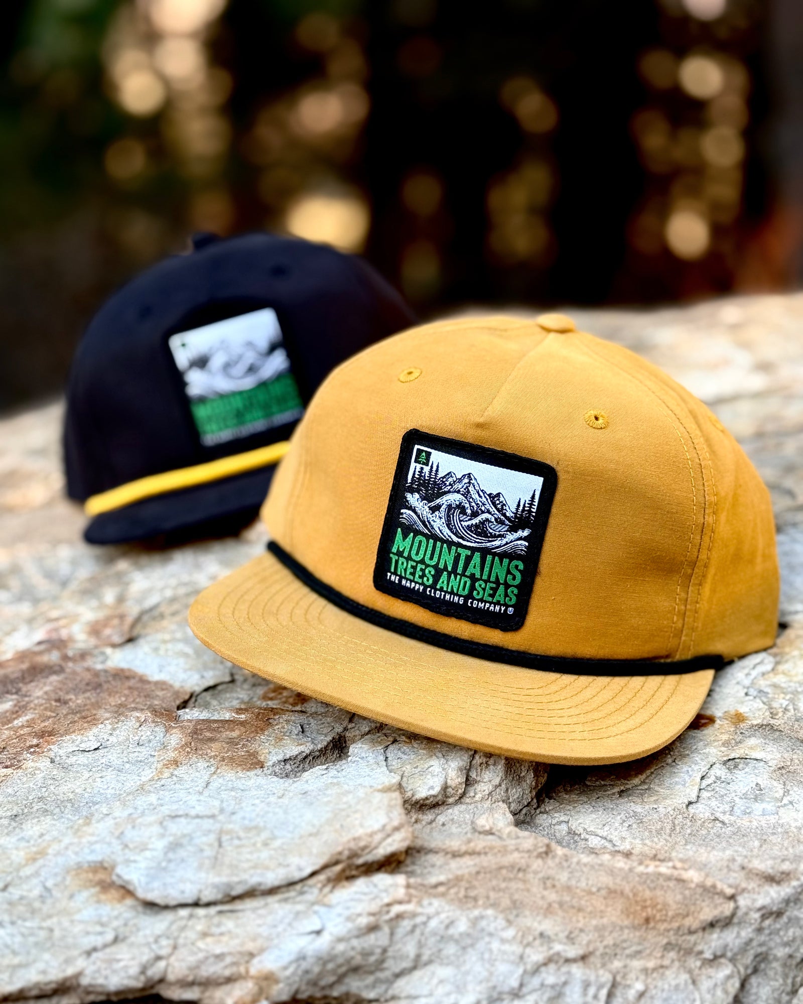 Mountains Trees and Seas Vintage Trail Cap