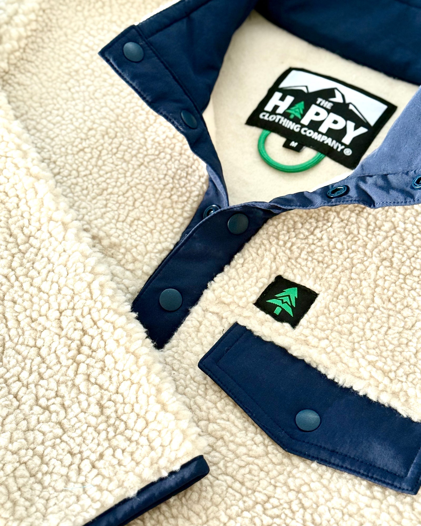 The Summit Quarter Snap Jacket W / Mountain Tree - The Happy Clothing Company