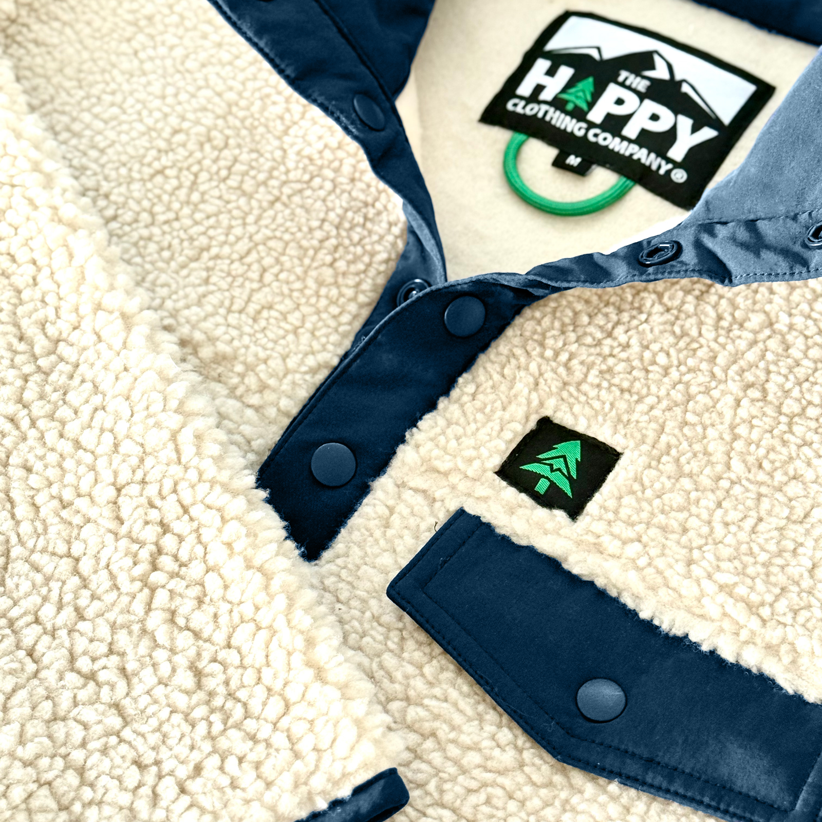 The Summit Quarter Snap Jacket W / Mountain Tree - The Happy Clothing Company