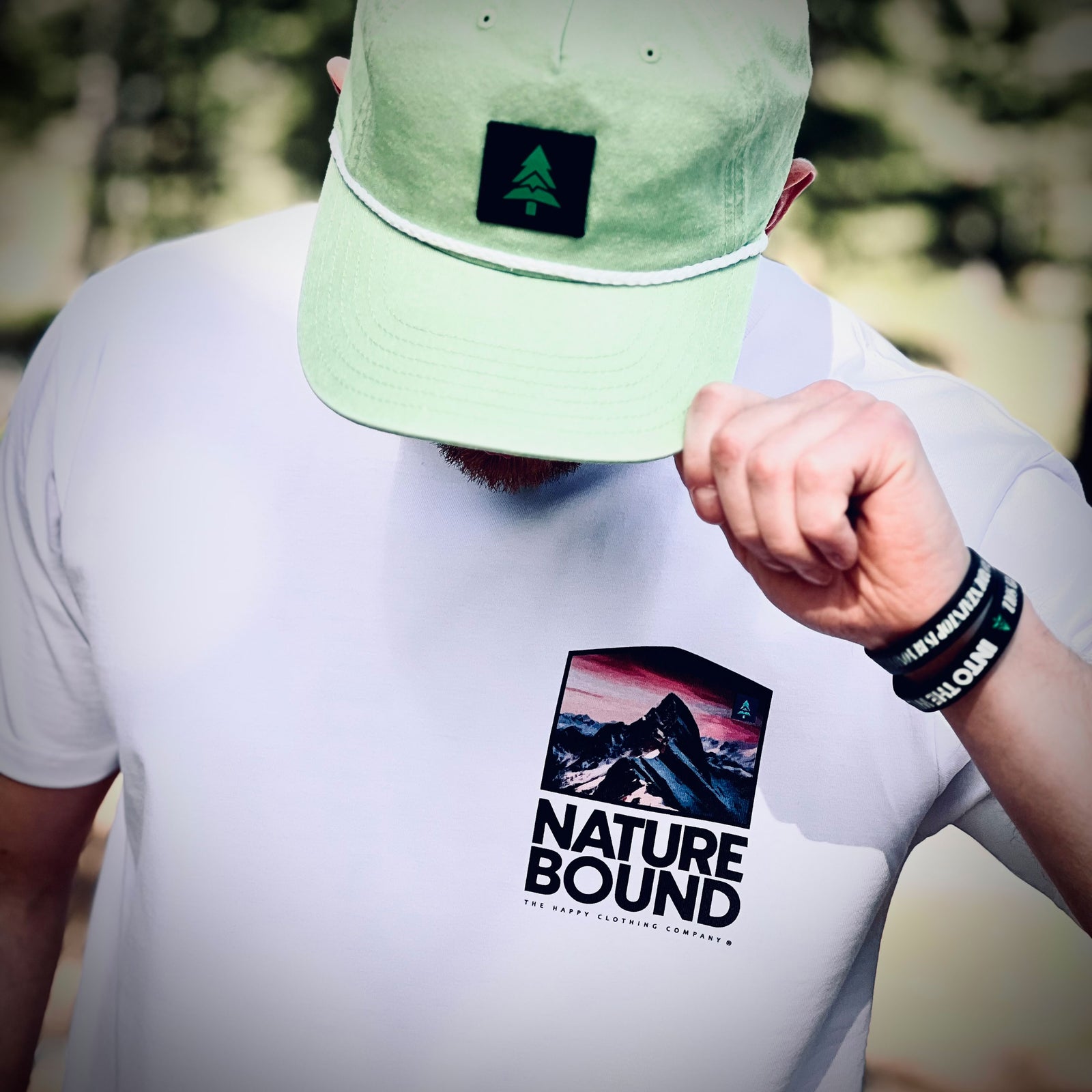 Nature Bound 'Lifestyle Tee' | Premium Heavyweight | - The Happy Clothing Company