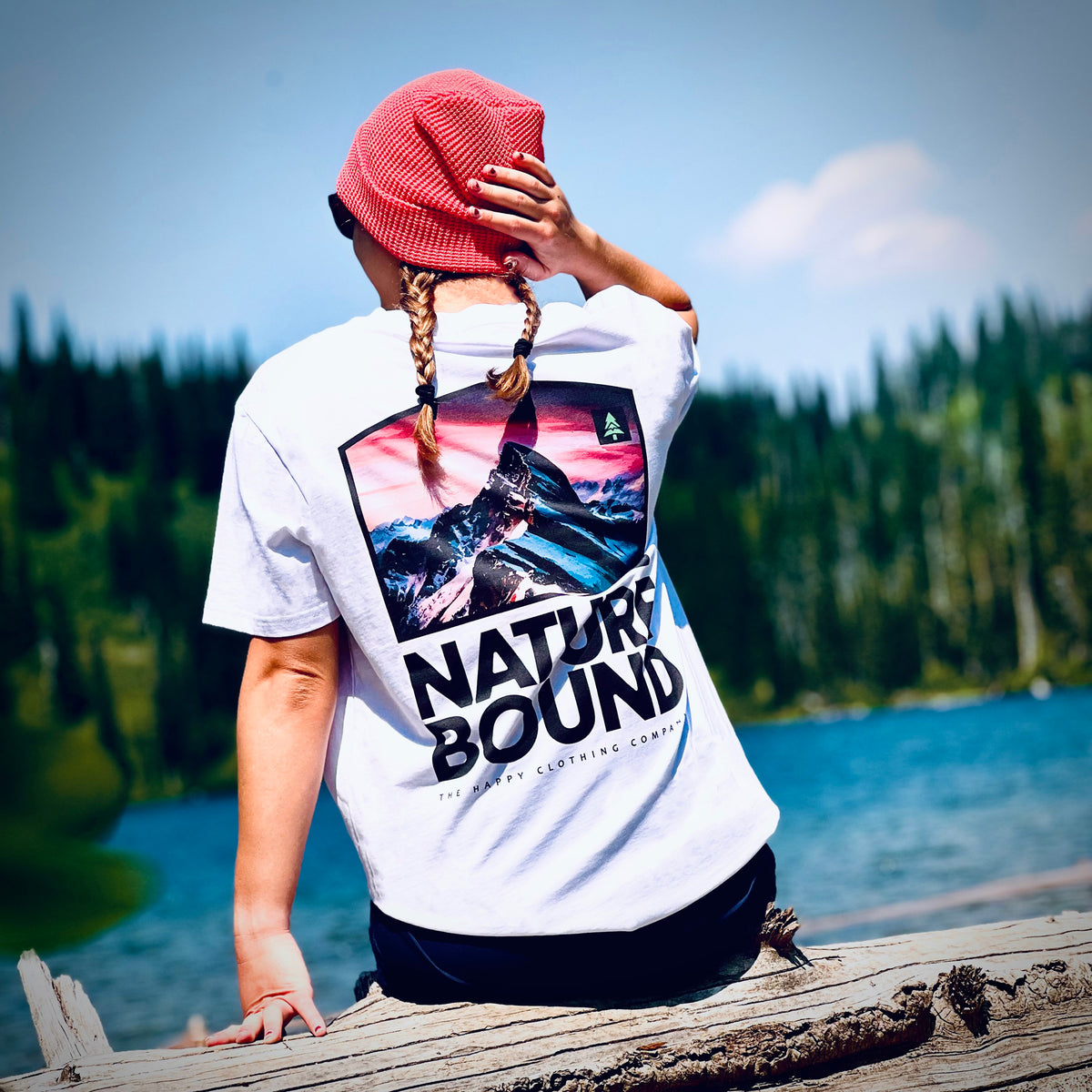 Nature Bound 'Lifestyle Tee' | Premium Heavyweight | - The Happy Clothing Company