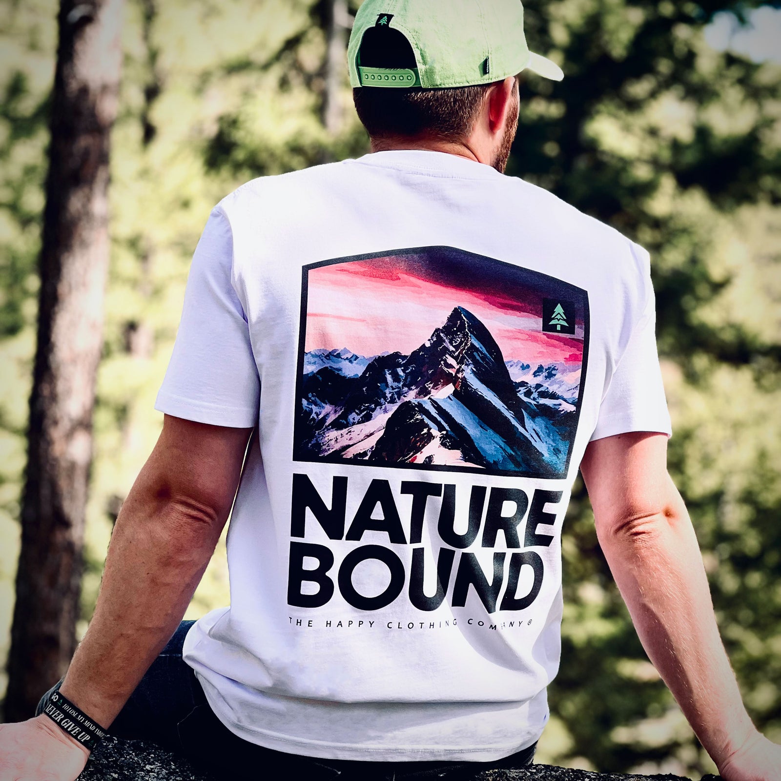 Nature Bound 'Lifestyle Tee' | Premium Heavyweight | - The Happy Clothing Company