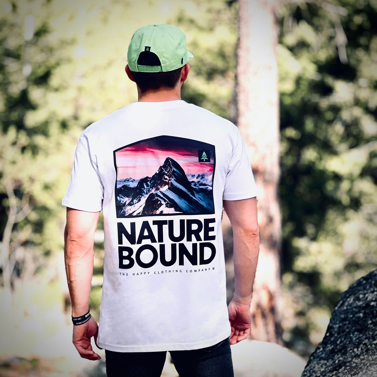Nature Bound 'Lifestyle Tee' | Premium Heavyweight | - The Happy Clothing Company