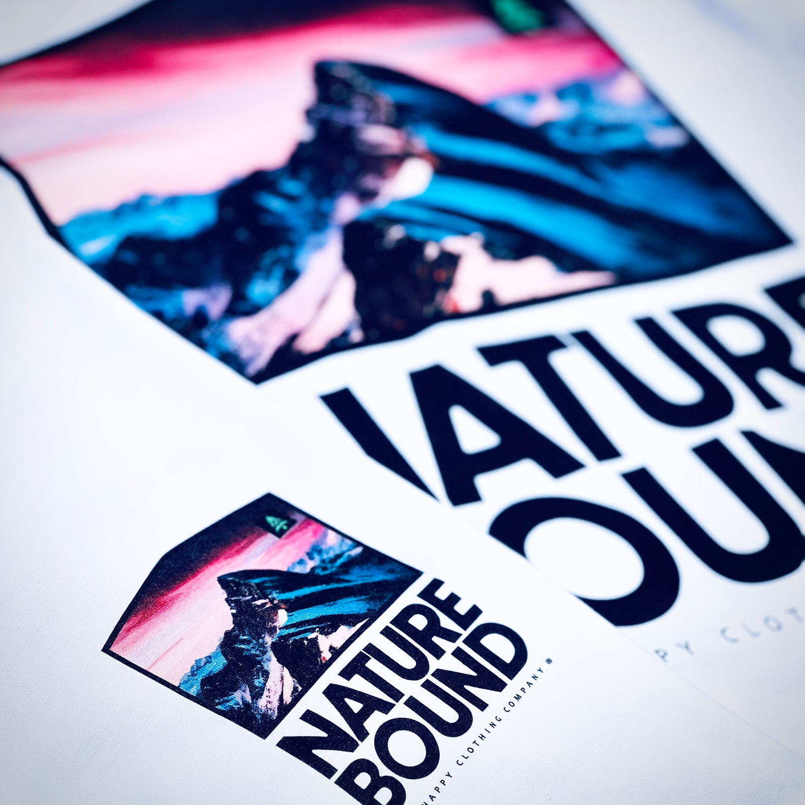 Nature Bound 'Lifestyle Tee' | Premium Heavyweight | - The Happy Clothing Company