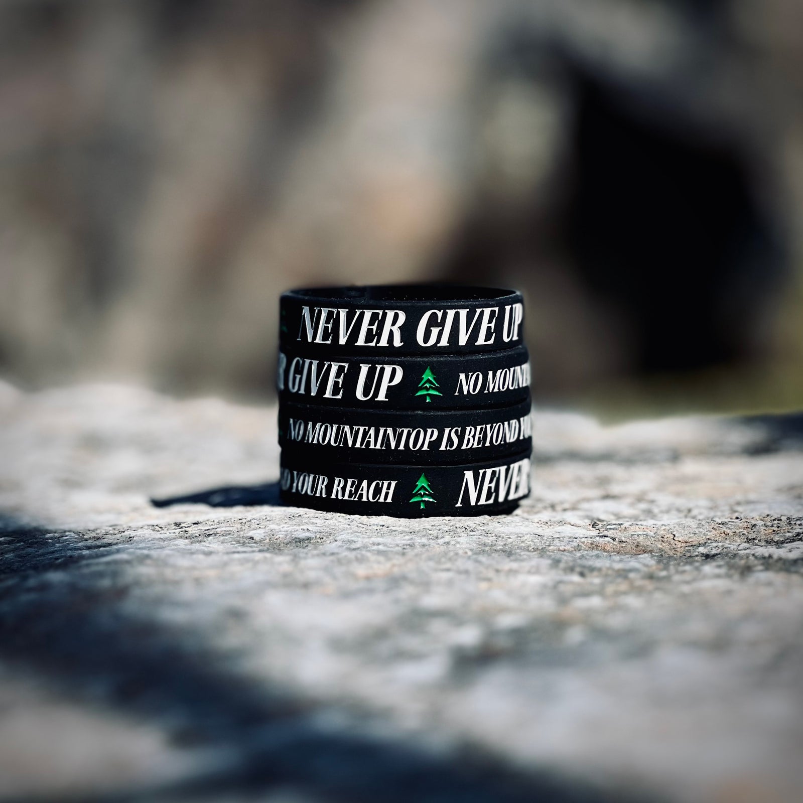 Never Give Up Wristband