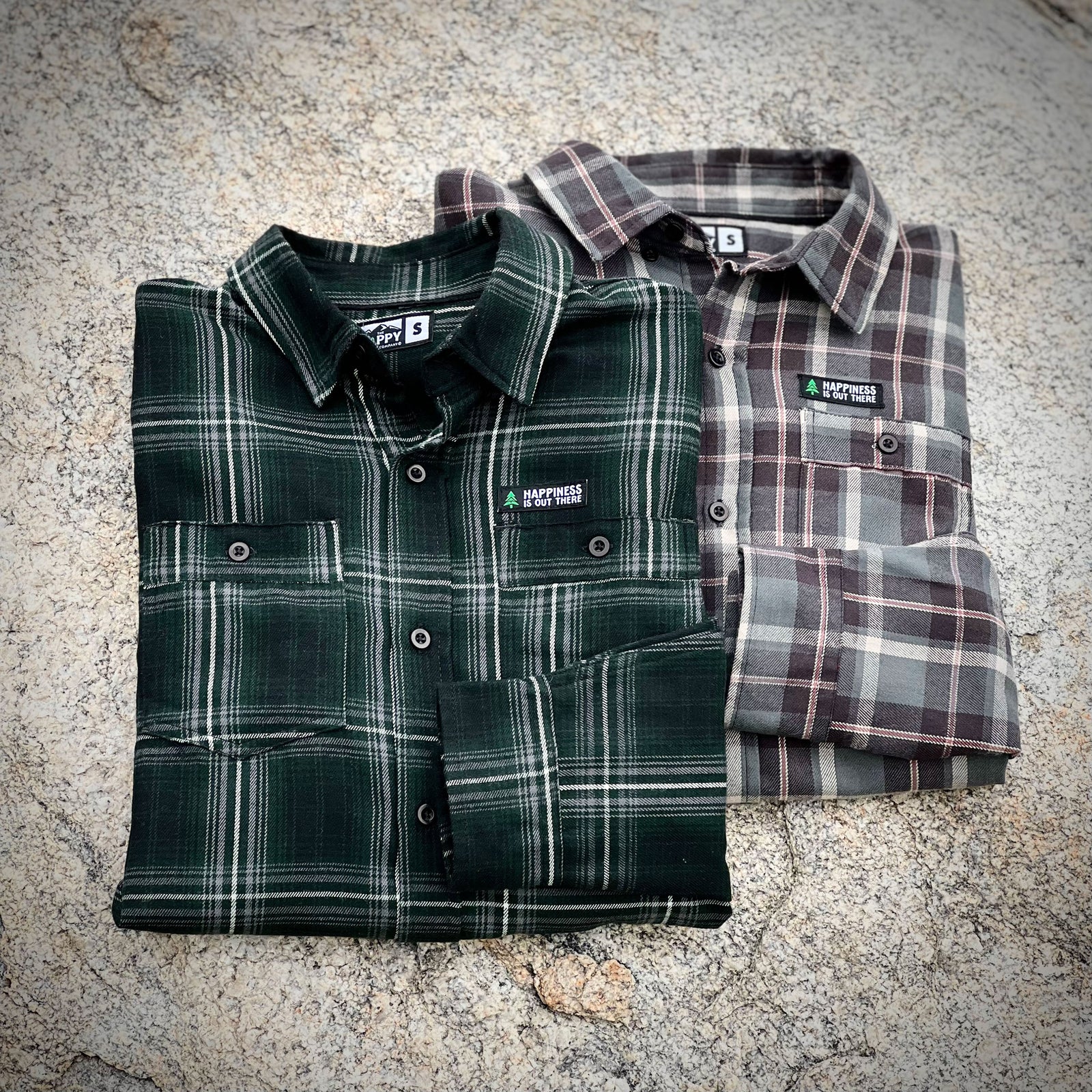 Basecamp Plaid Work Shirt Forest Edition 🌲 | SLIM FIT | - The Happy Clothing Company