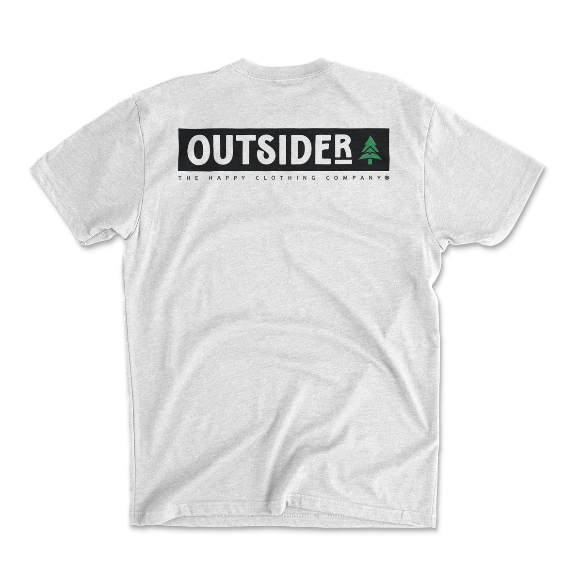 Outsider Back Print Blend Tee | Lightweight |